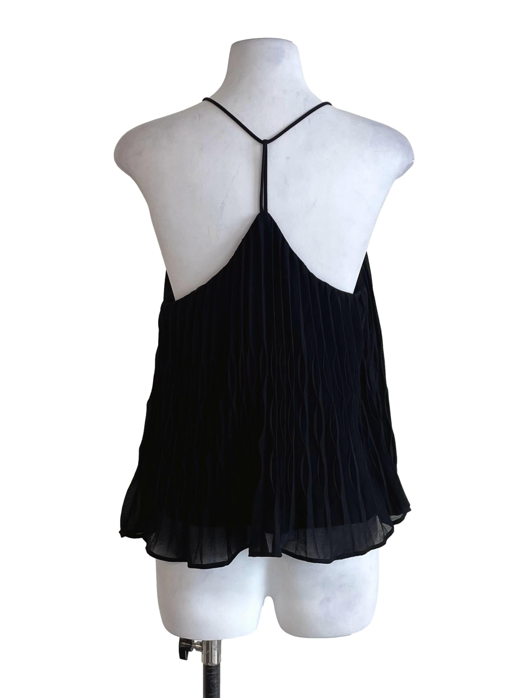 Black Accordion Tent Camisole LB