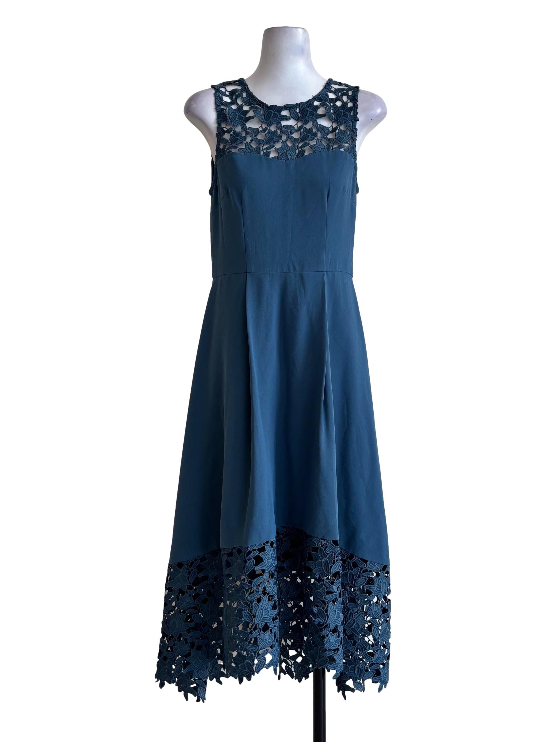 Sapphire Blue Sleeveless Dress