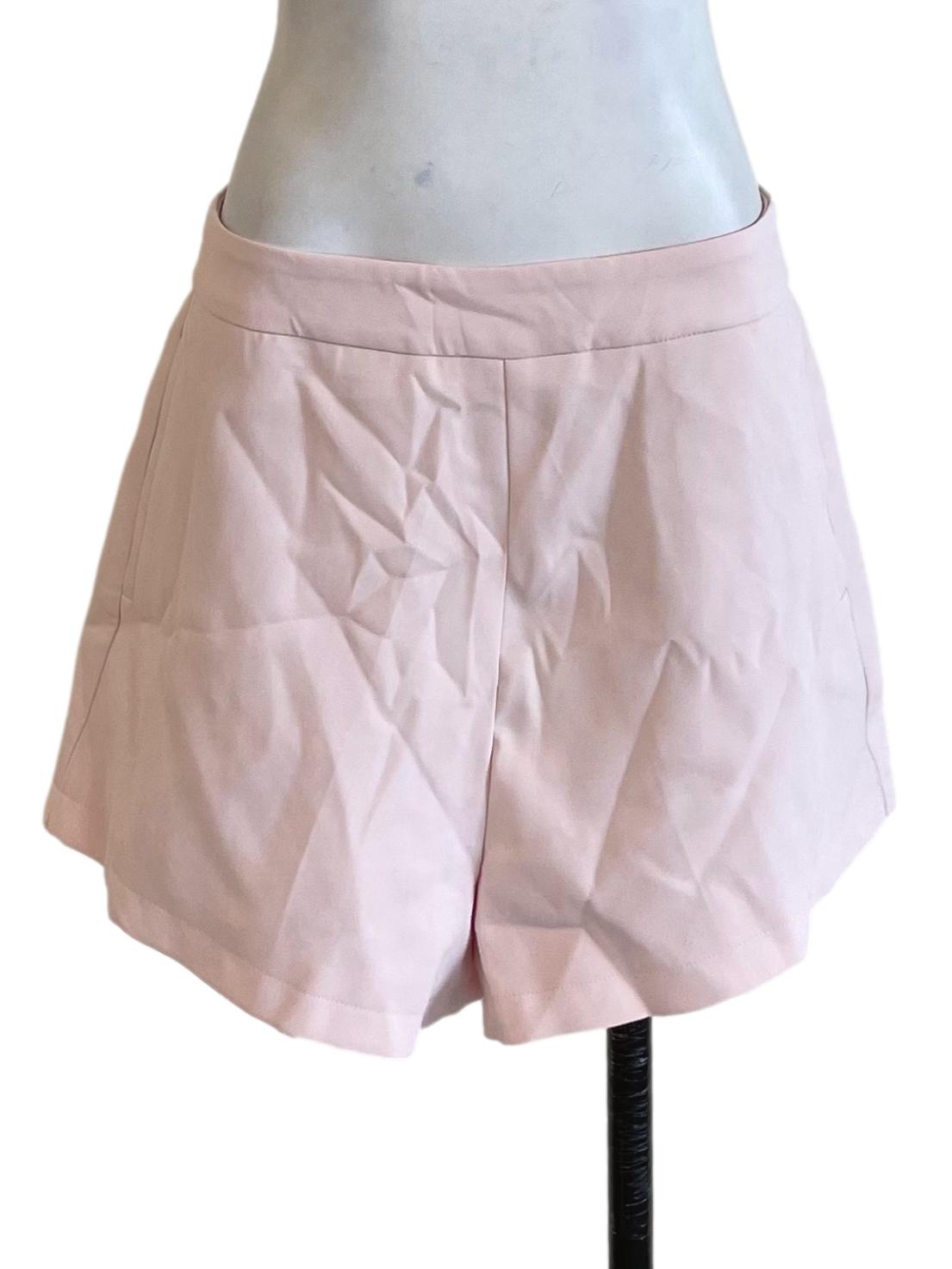 Baby Pink A-Line Shorts
