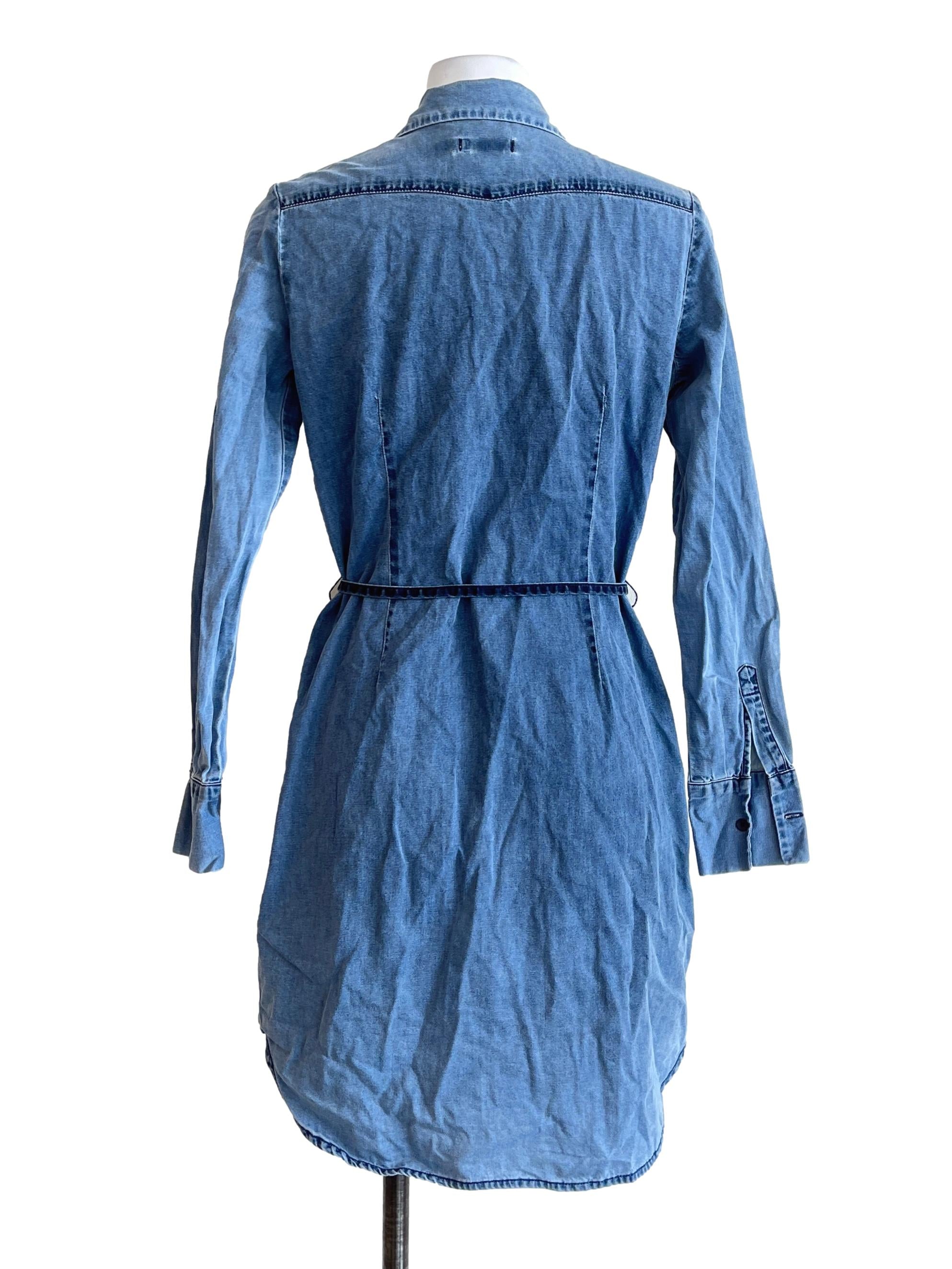 Cobalt Blue Shirt Dress