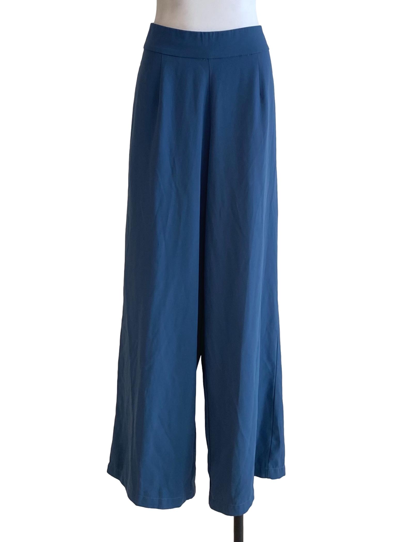 Ocean Blue Formal Loose Pants
