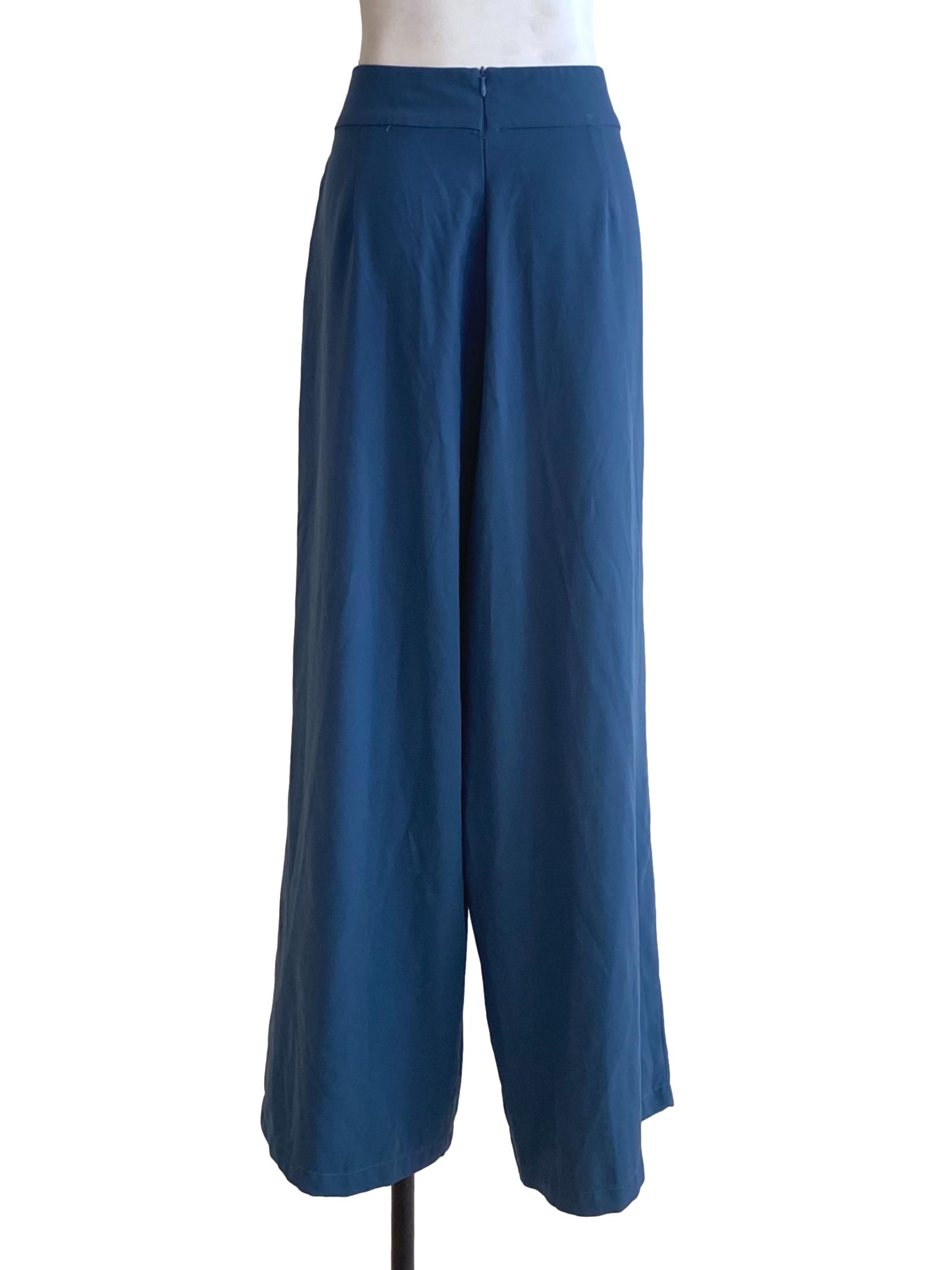Ocean Blue Formal Loose Pants