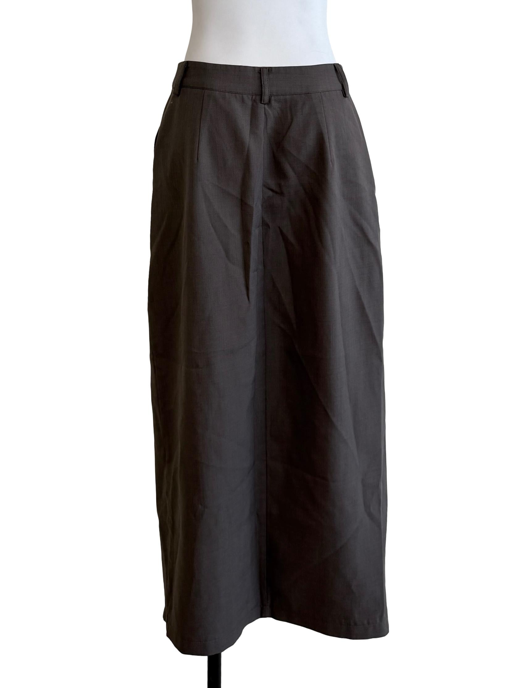 Cedar Brown Pencil Skirt