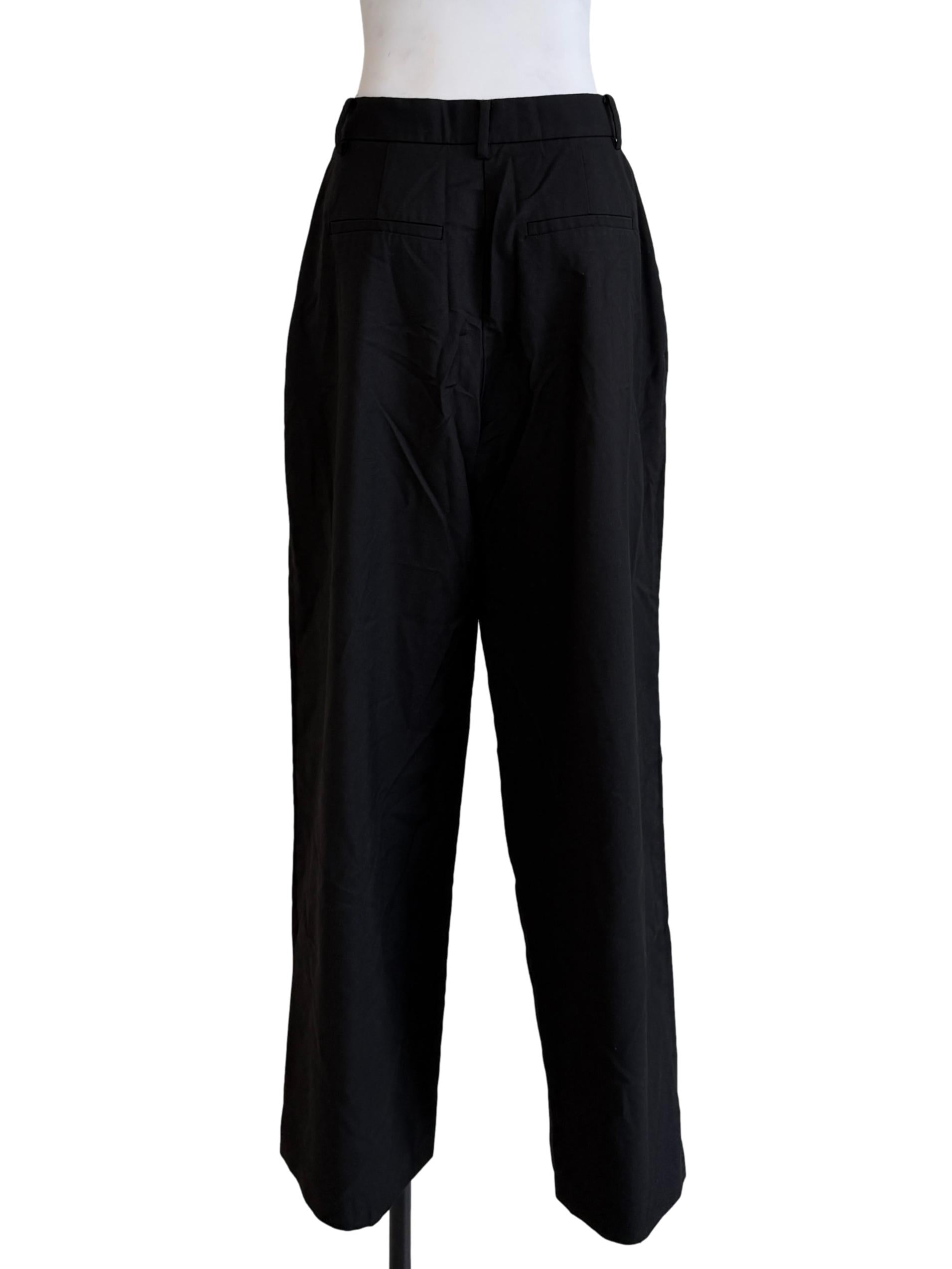 Black Straight Pants