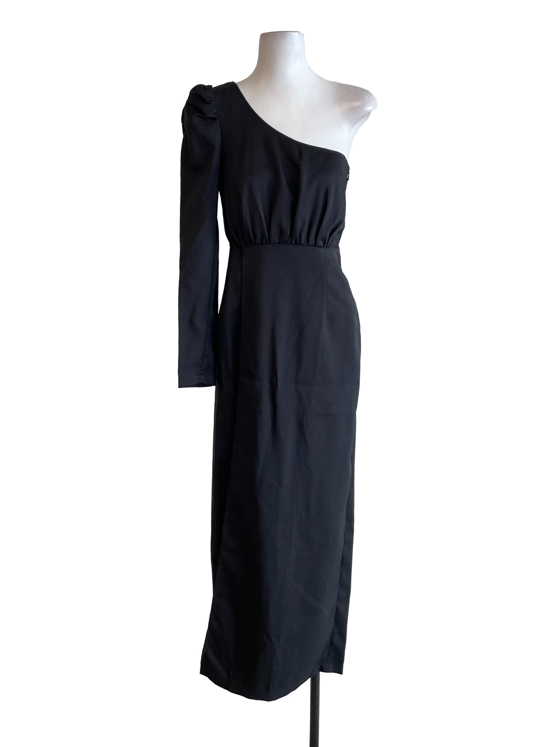 Black Asymmetric Dress