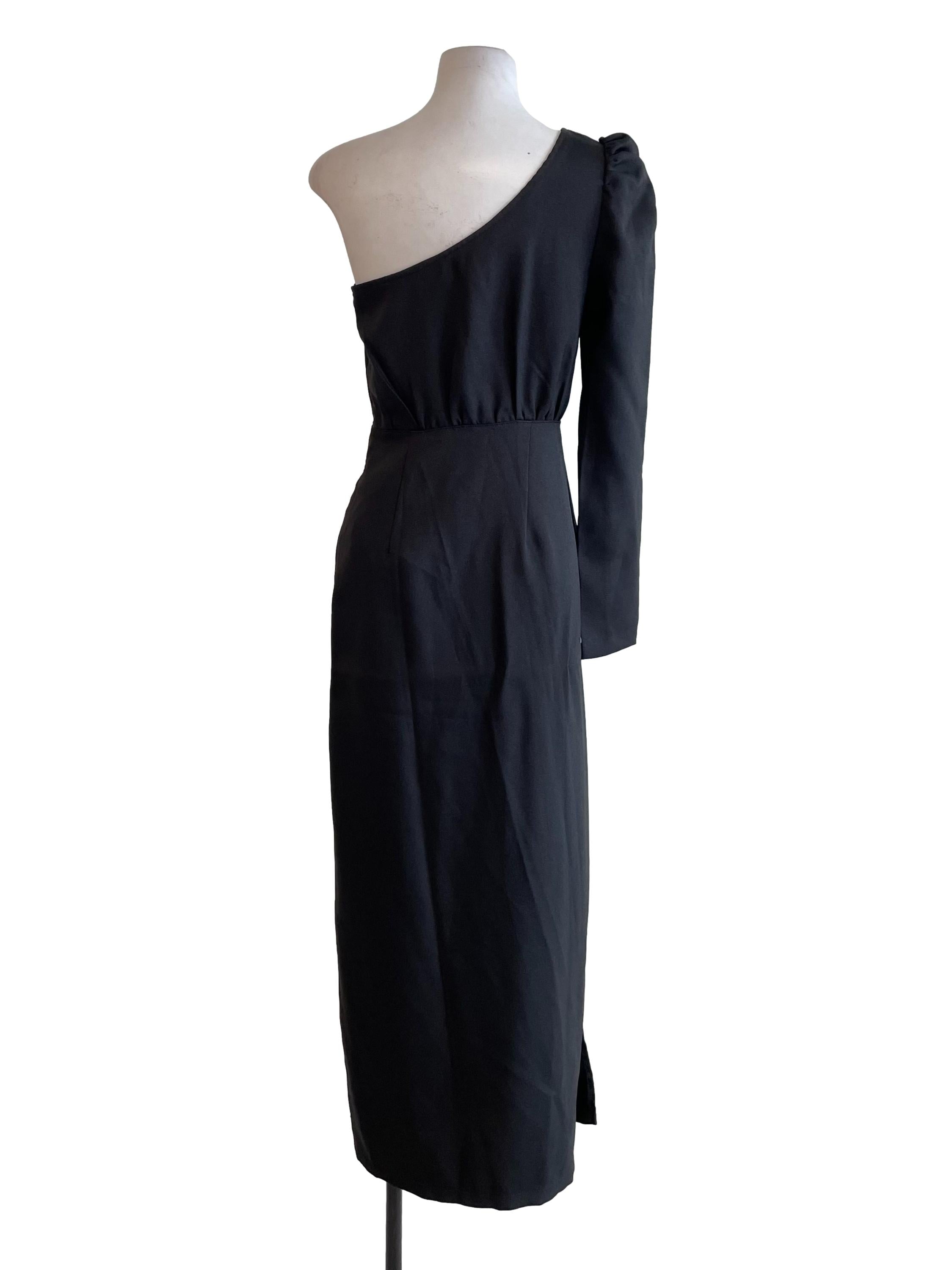 Black Asymmetric Dress