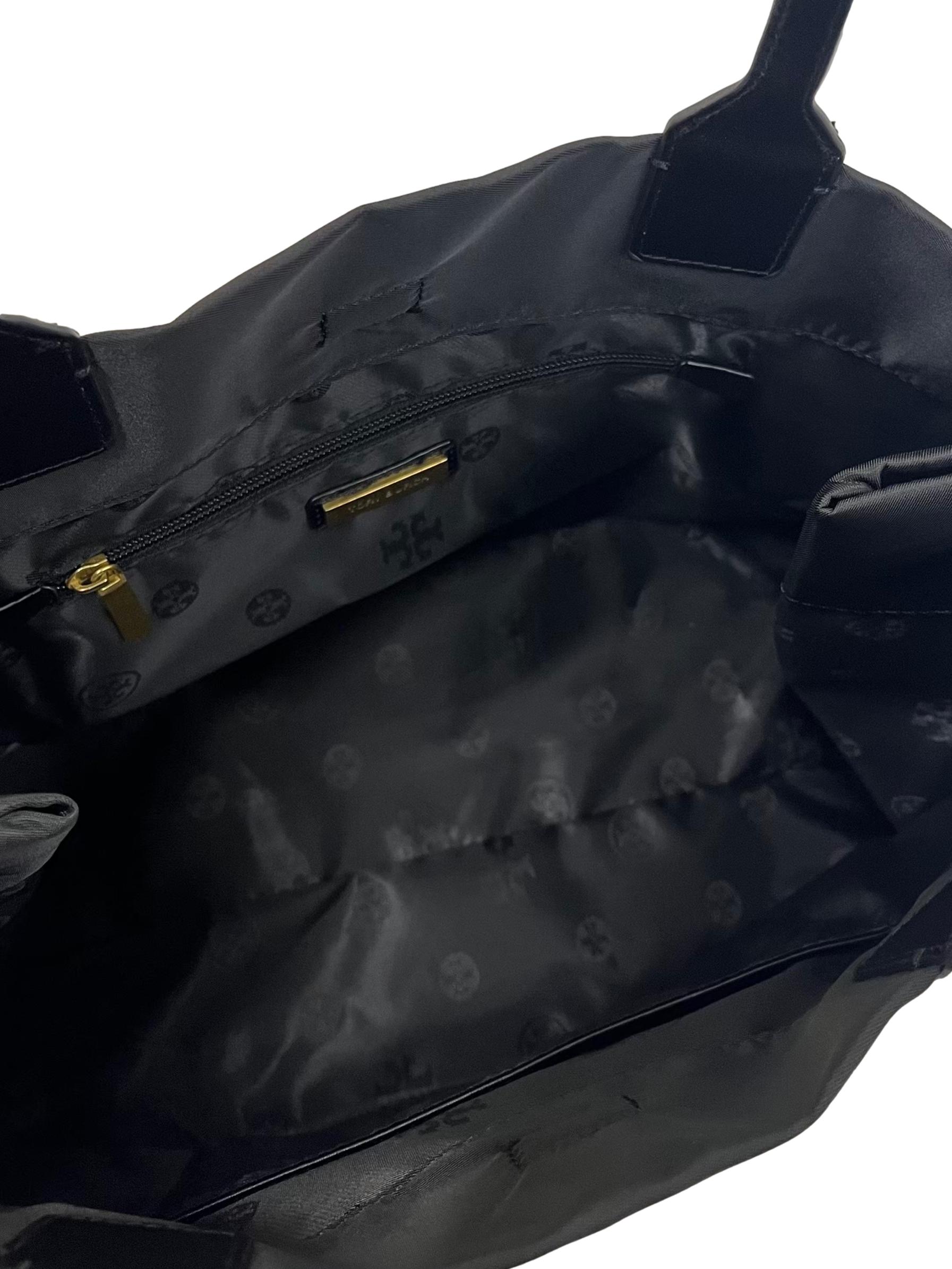 Black Large Ella Tote Bag