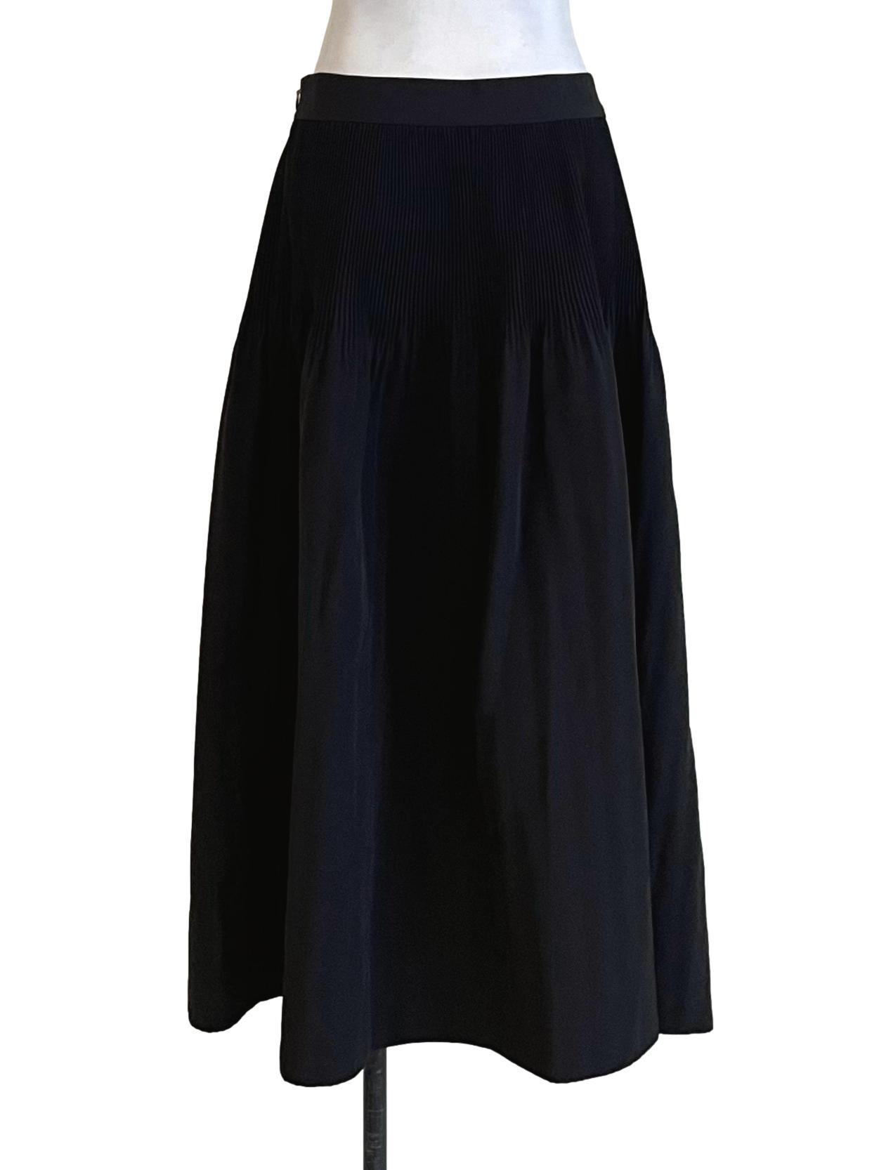 Black Accordion Bouffant Skirt LB