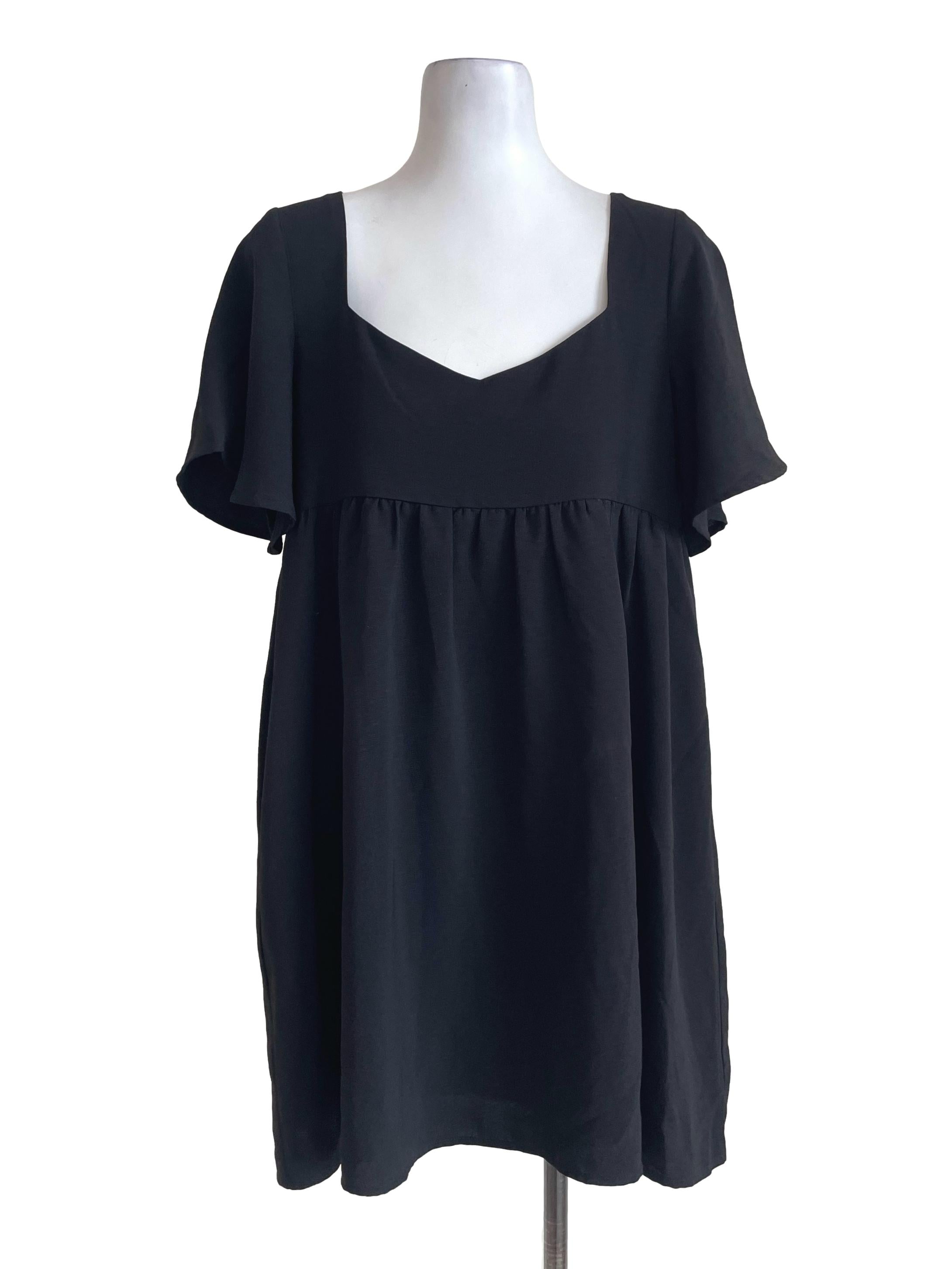 Black Plain Dress