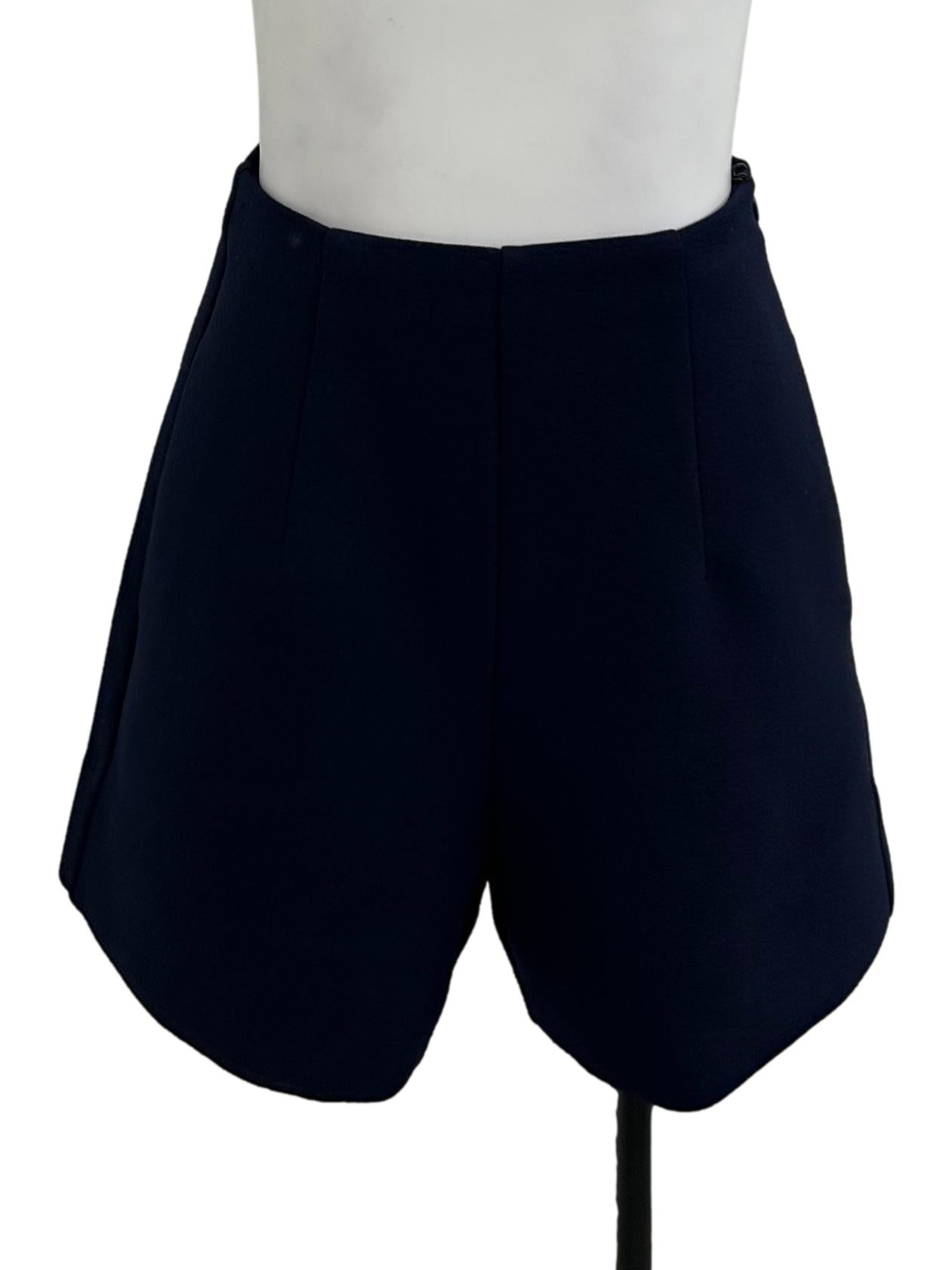 High Rise Navy Shorts OSN