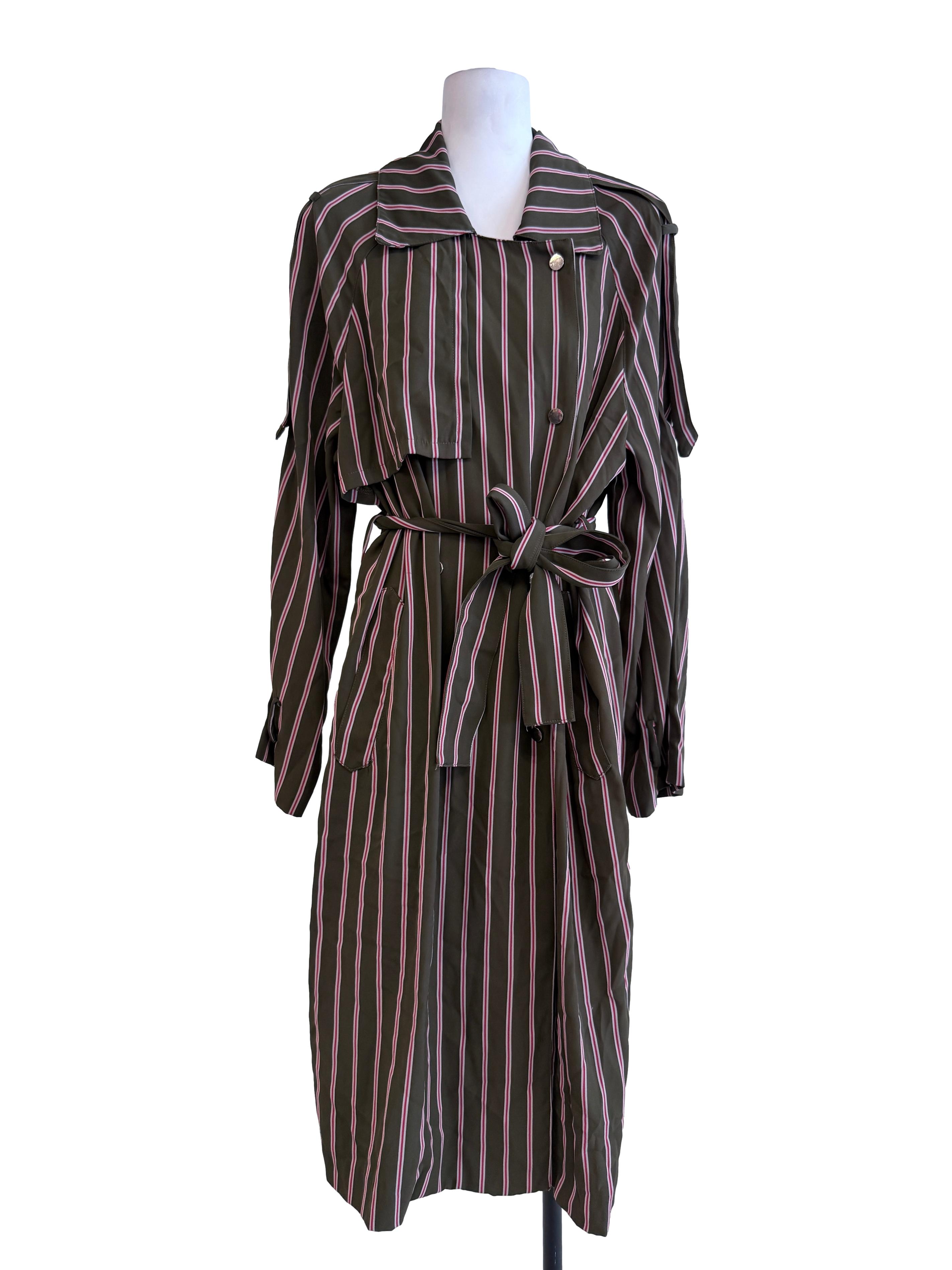 Sage Green Wrap Midi Dress