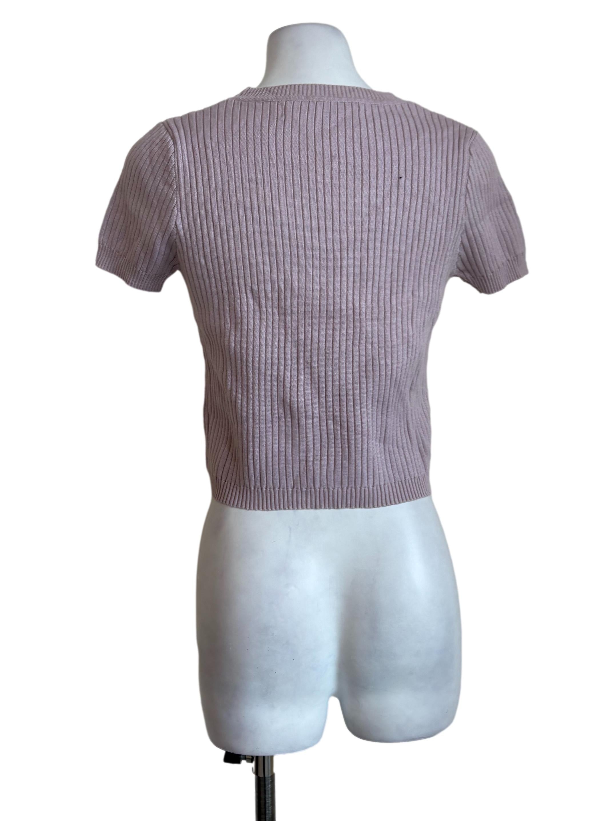 Lavender Knitted Cardigan
