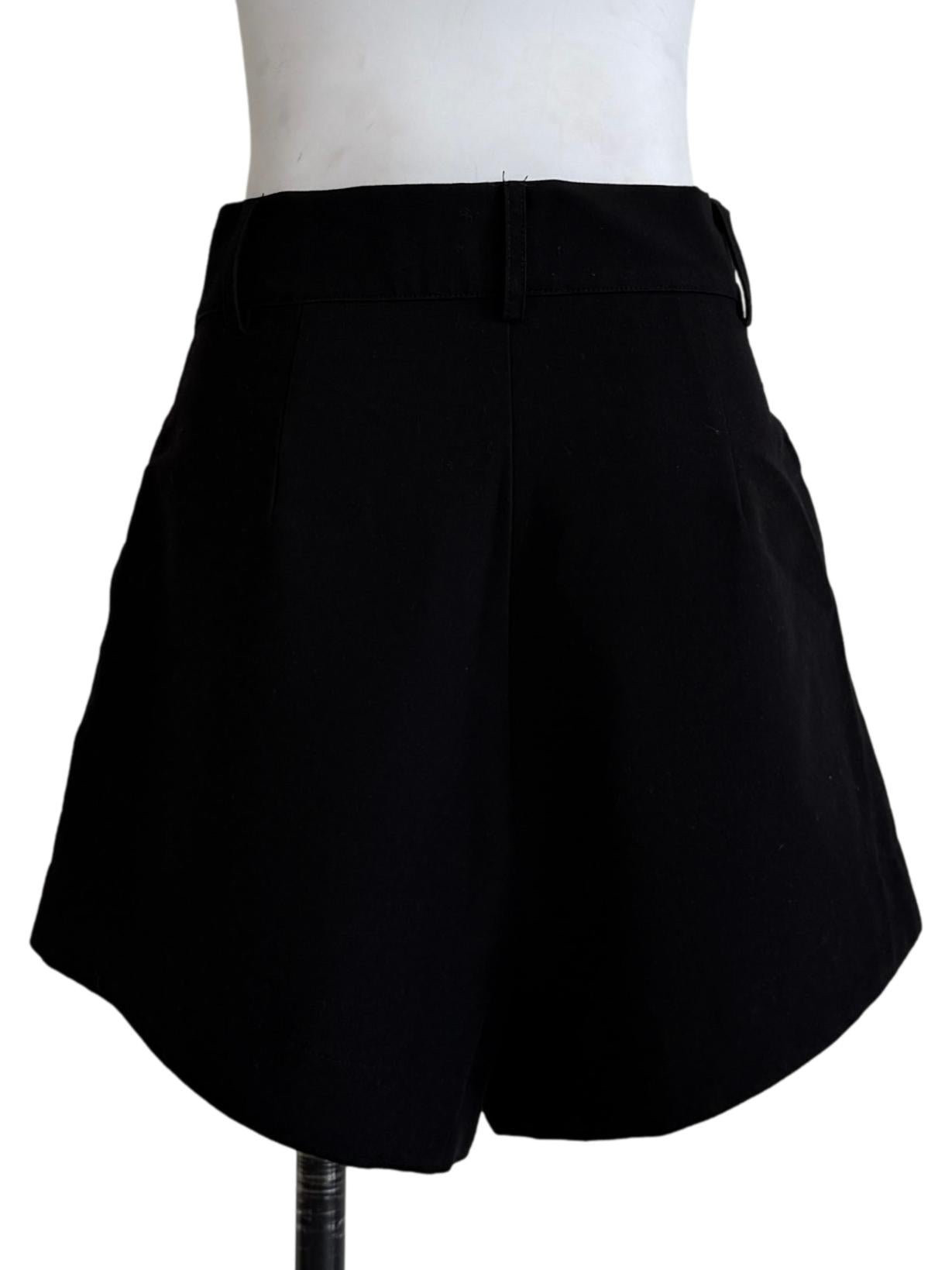 Black High Waist Short