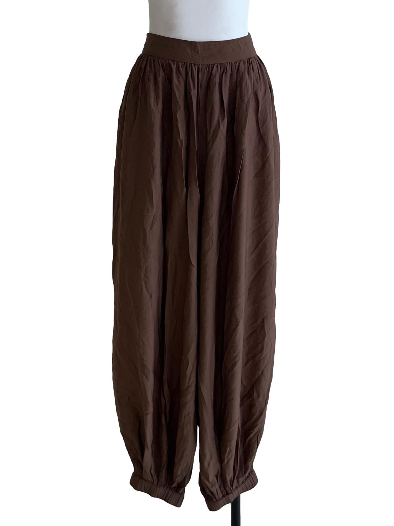 Cedar Brown High Waisted Formal Pants