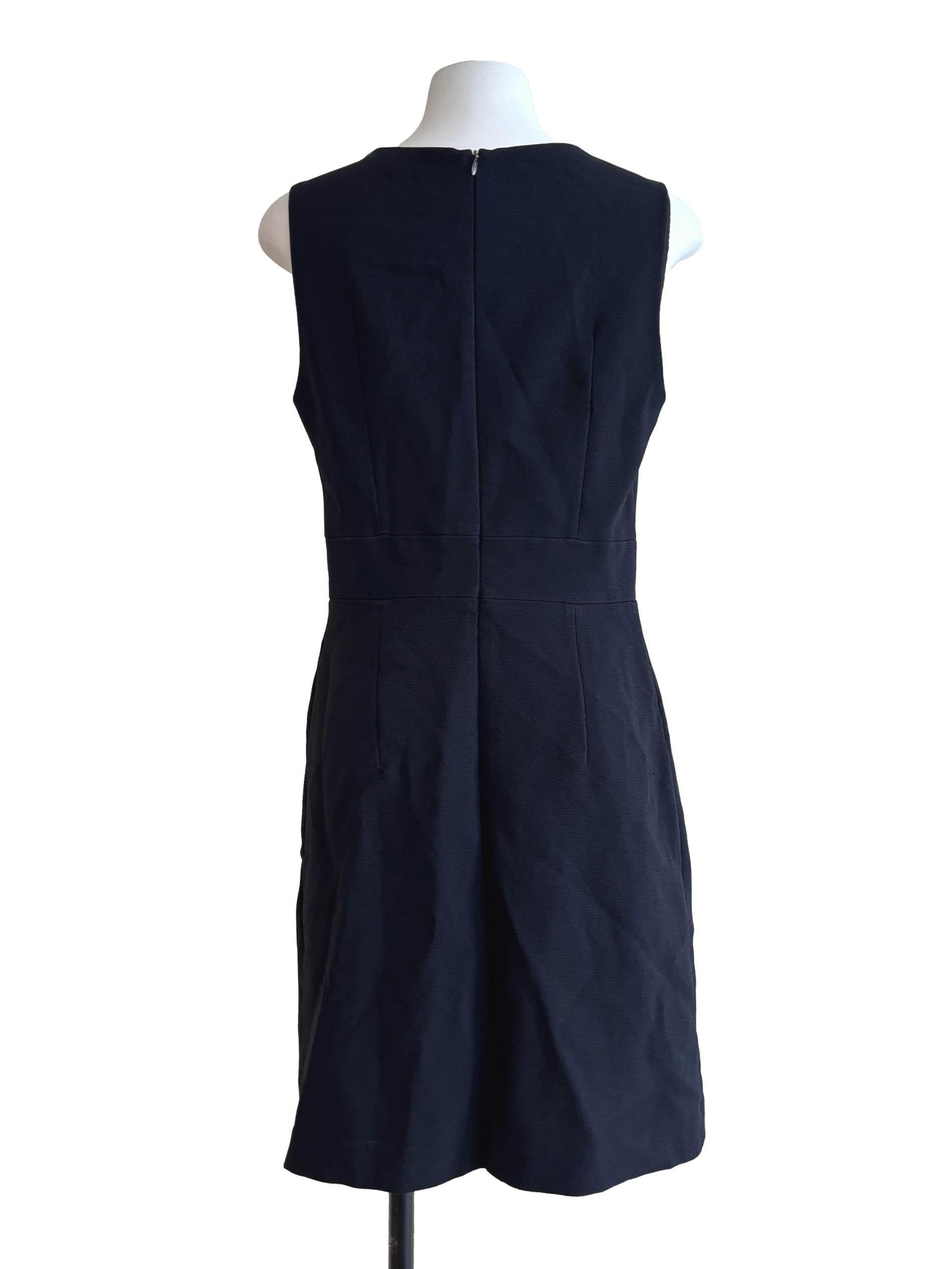 Parisian Black Sleeveless Sheath Dress