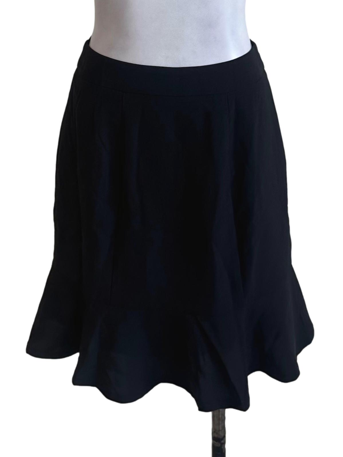 Black Ruffle Flounce Skirt