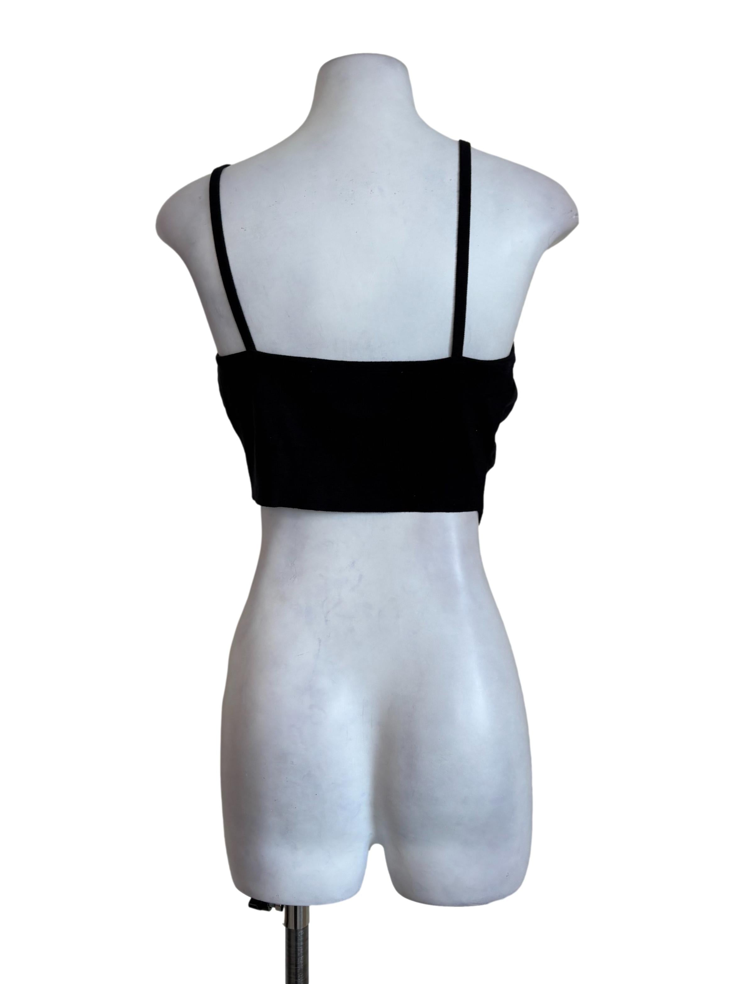 Indigo Knitted Bralette