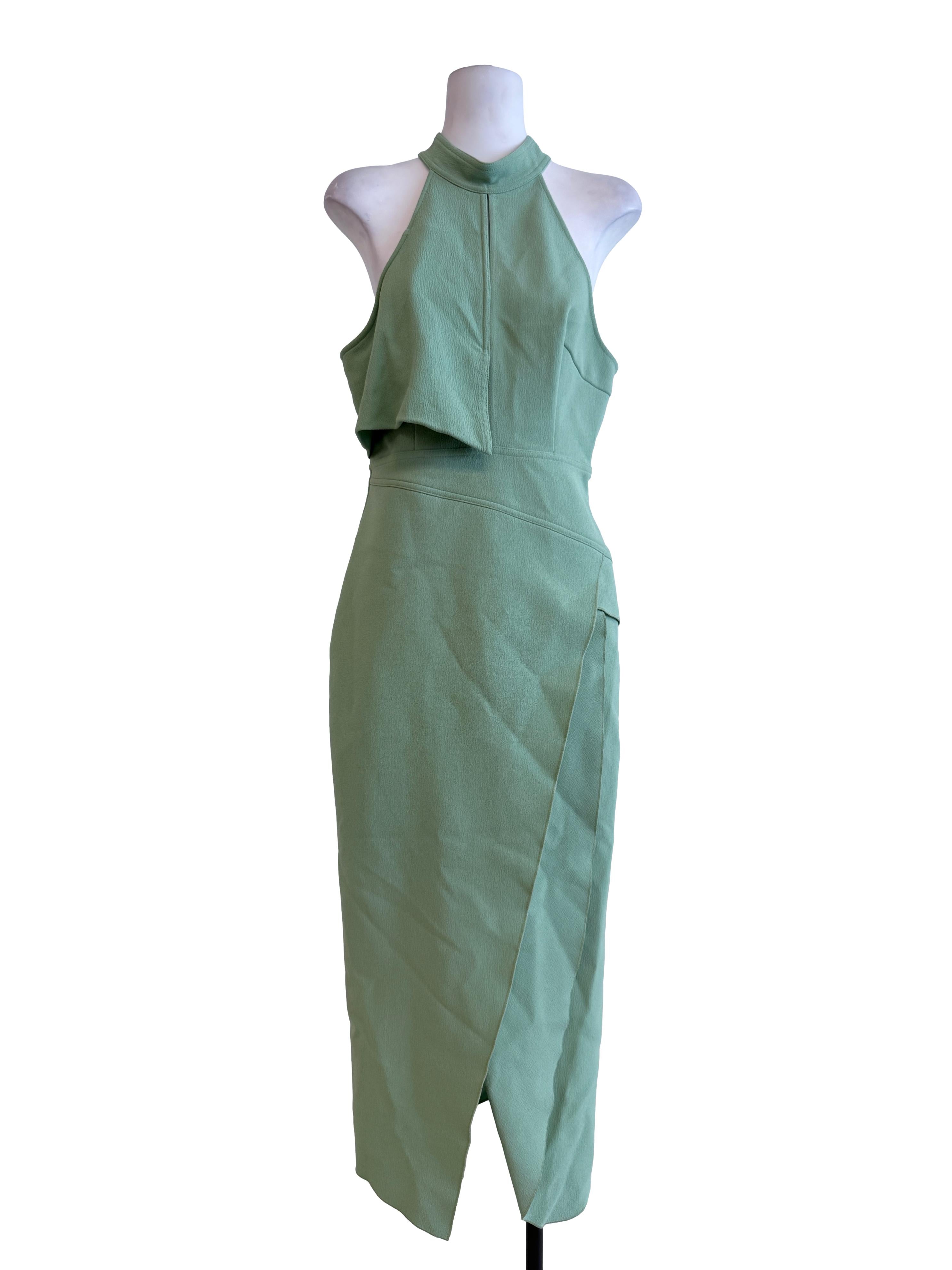 Mint Green Halter Dress