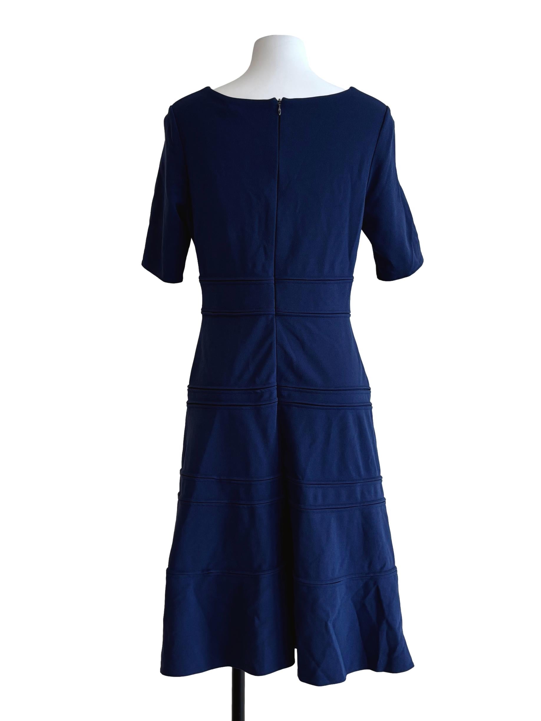 Berry Blue A-Line Tier Dress