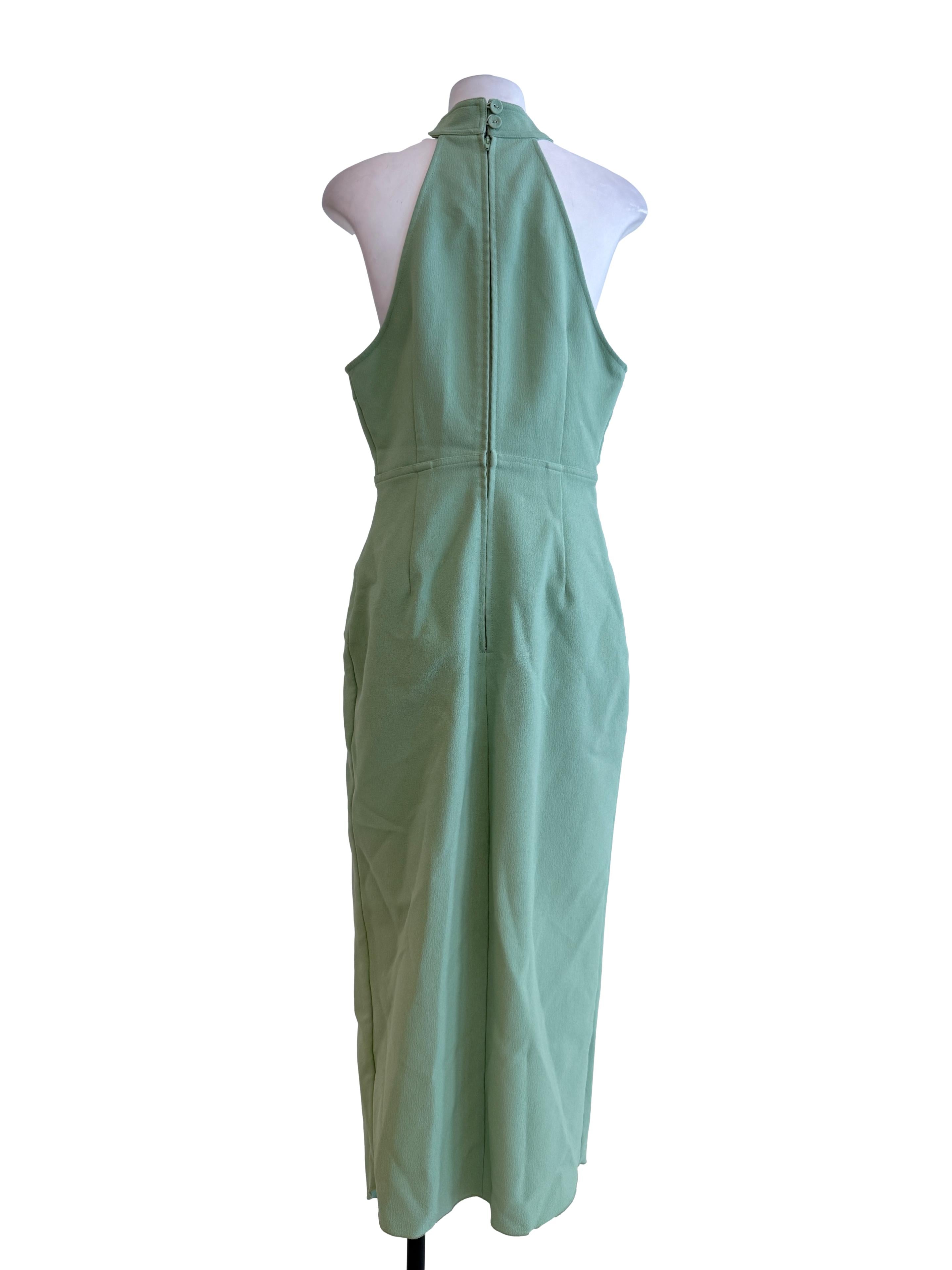 Mint Green Halter Dress