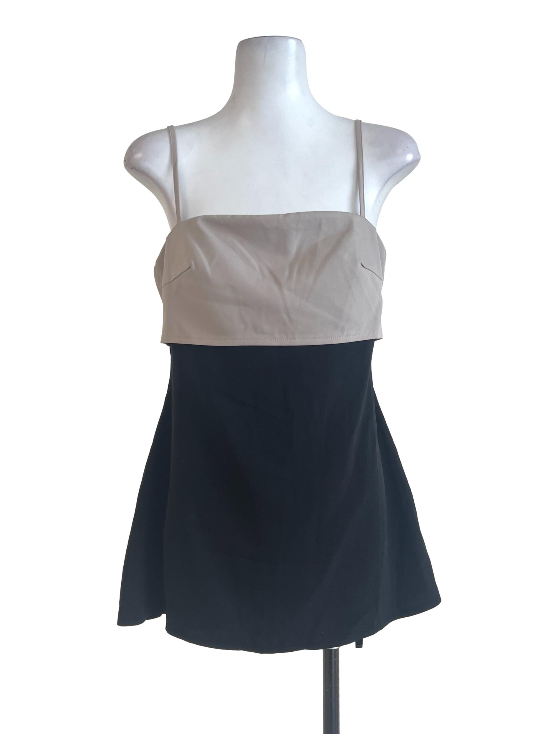 Black Brown Top Dress