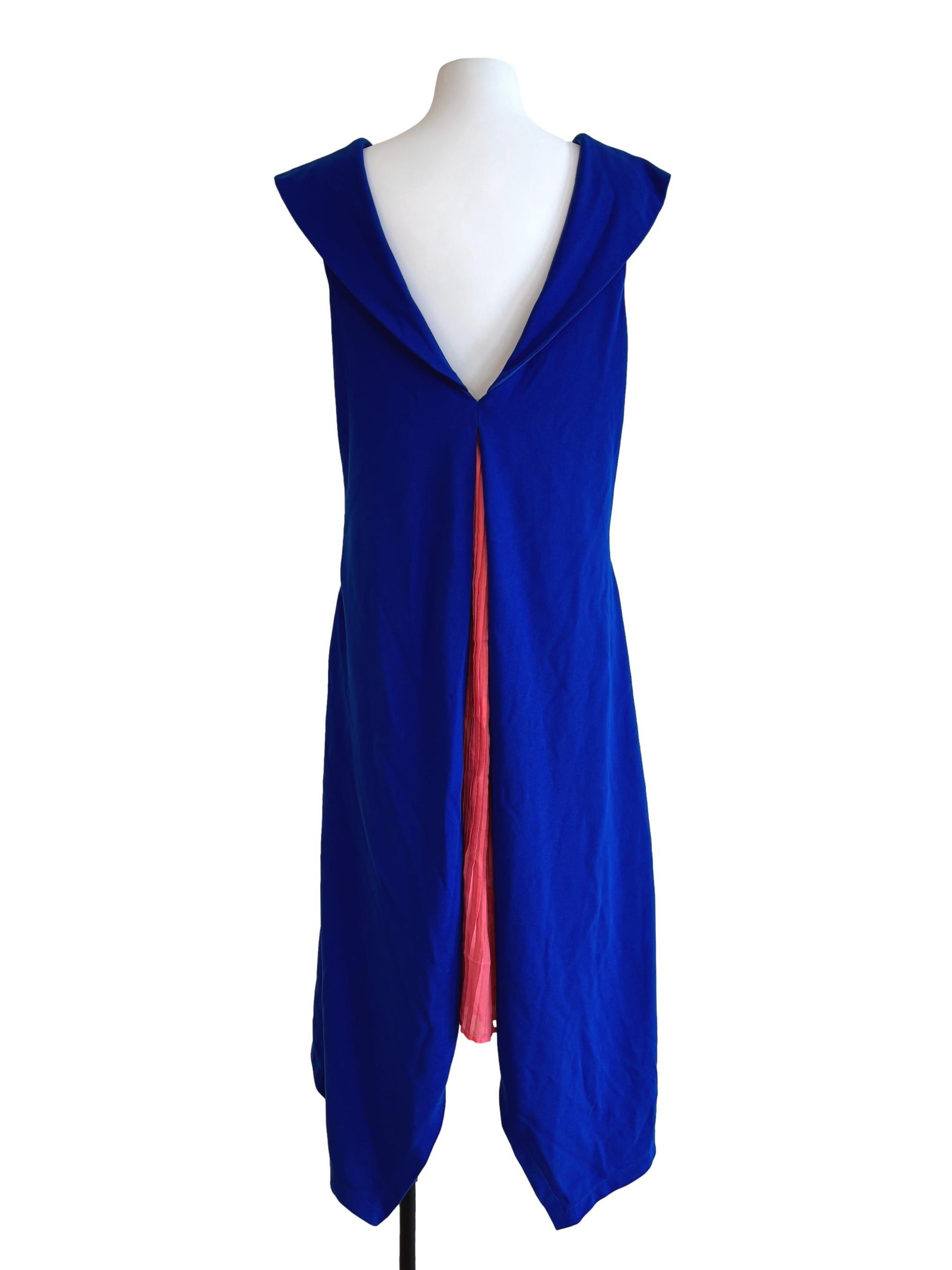 Cobalt Blue Sleeveless Flare Dress