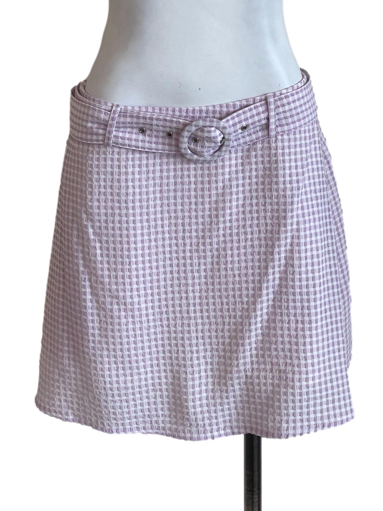 Periwinkle Checked Skorts