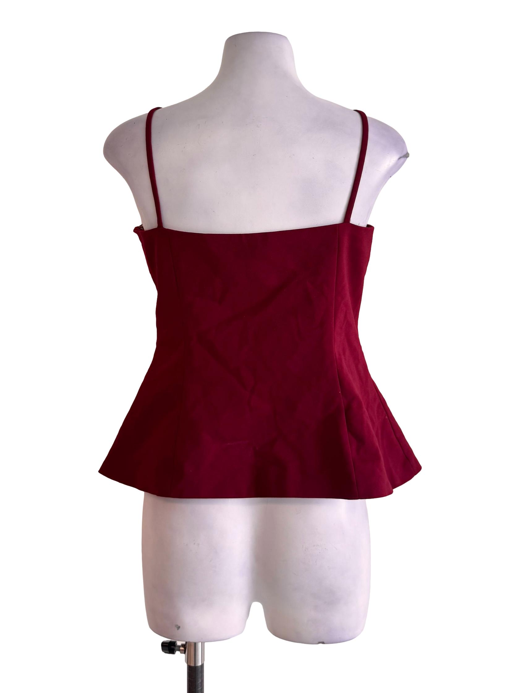 Red Padded Tank Top