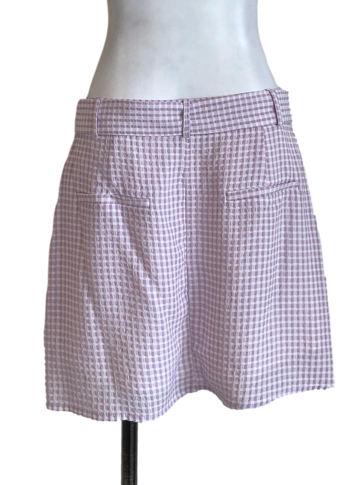 Periwinkle Checked Skorts
