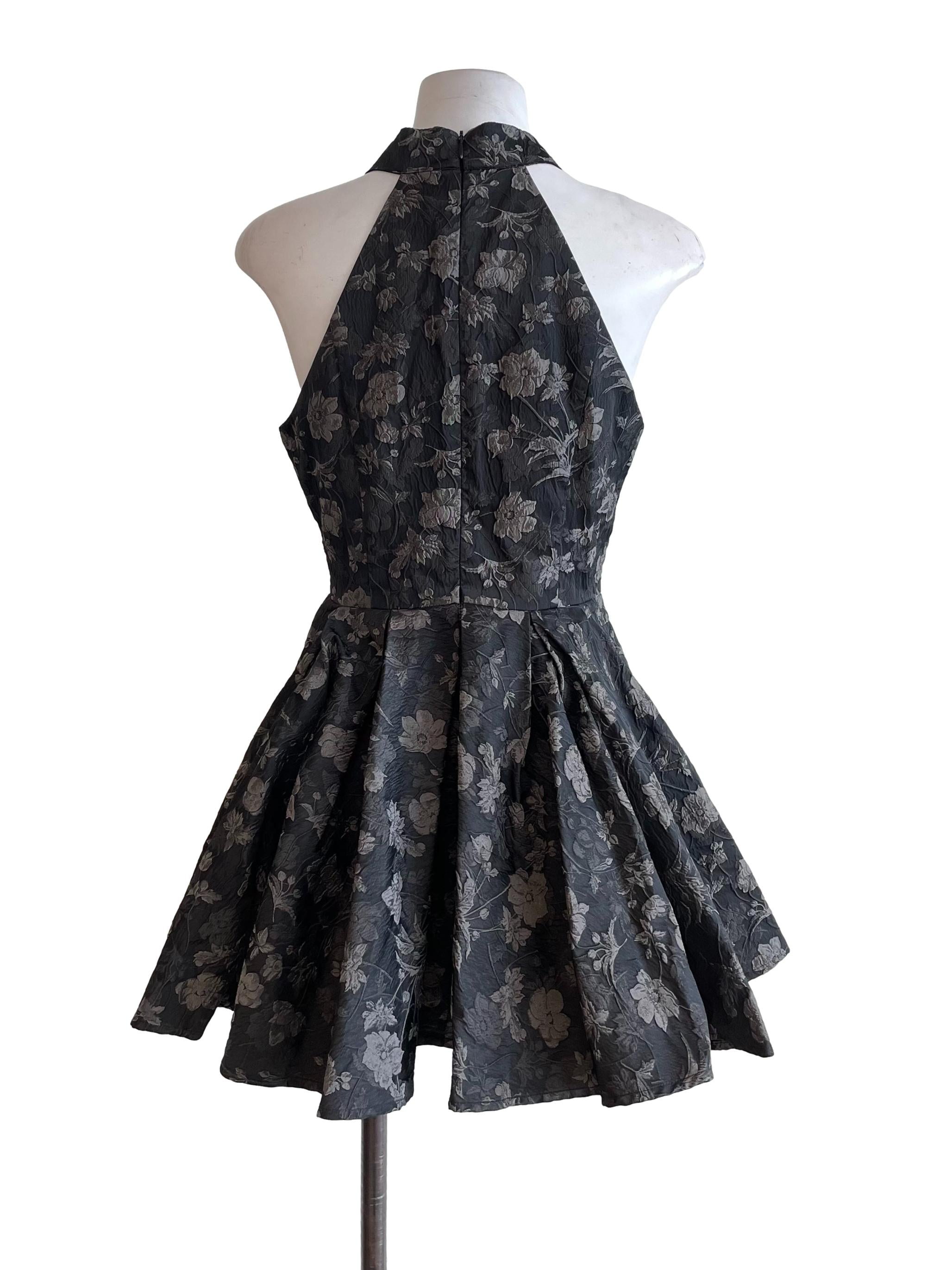 Ash Halter Neck Cheongsam Dress