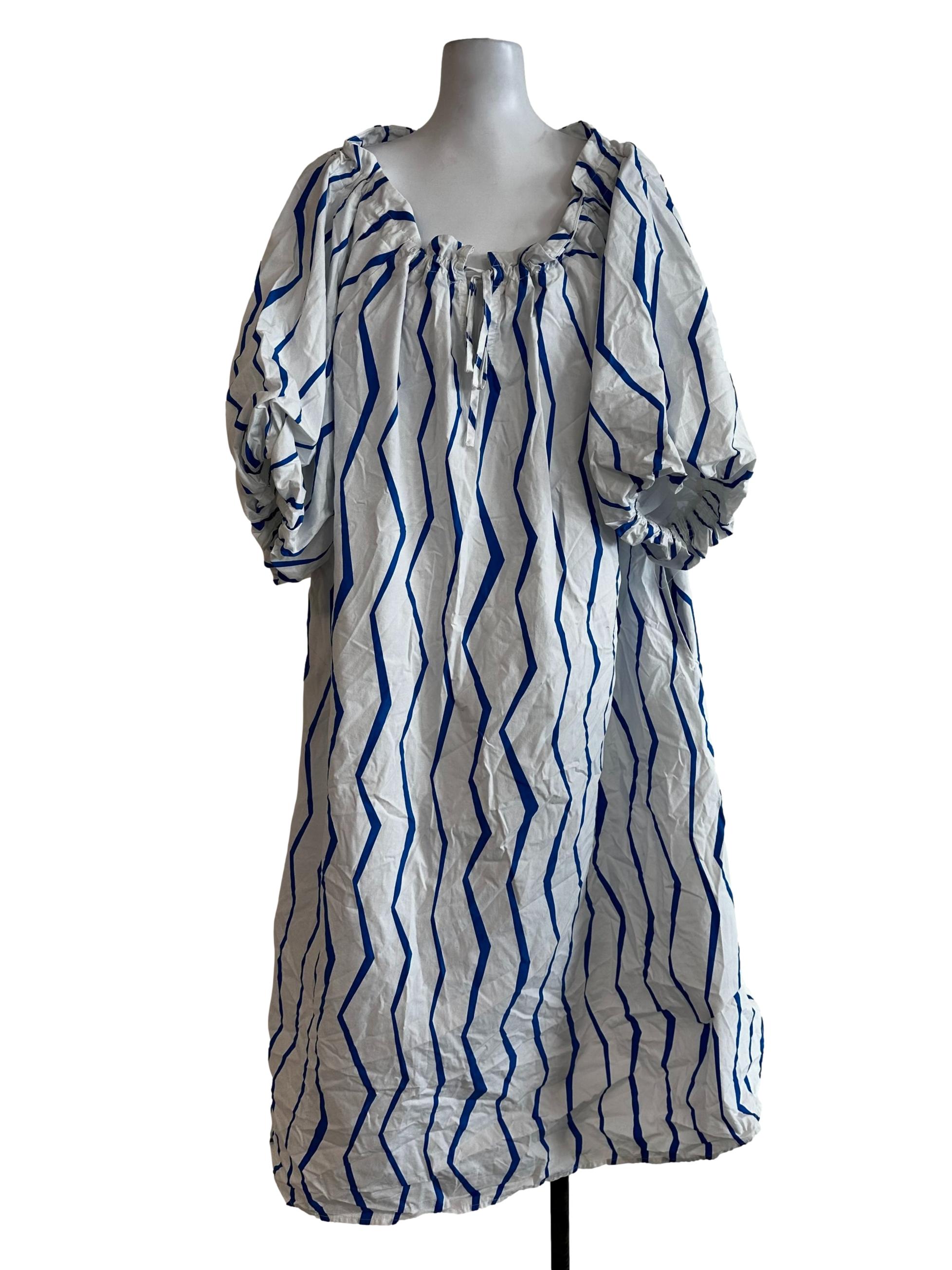 White Line Stripes Dress