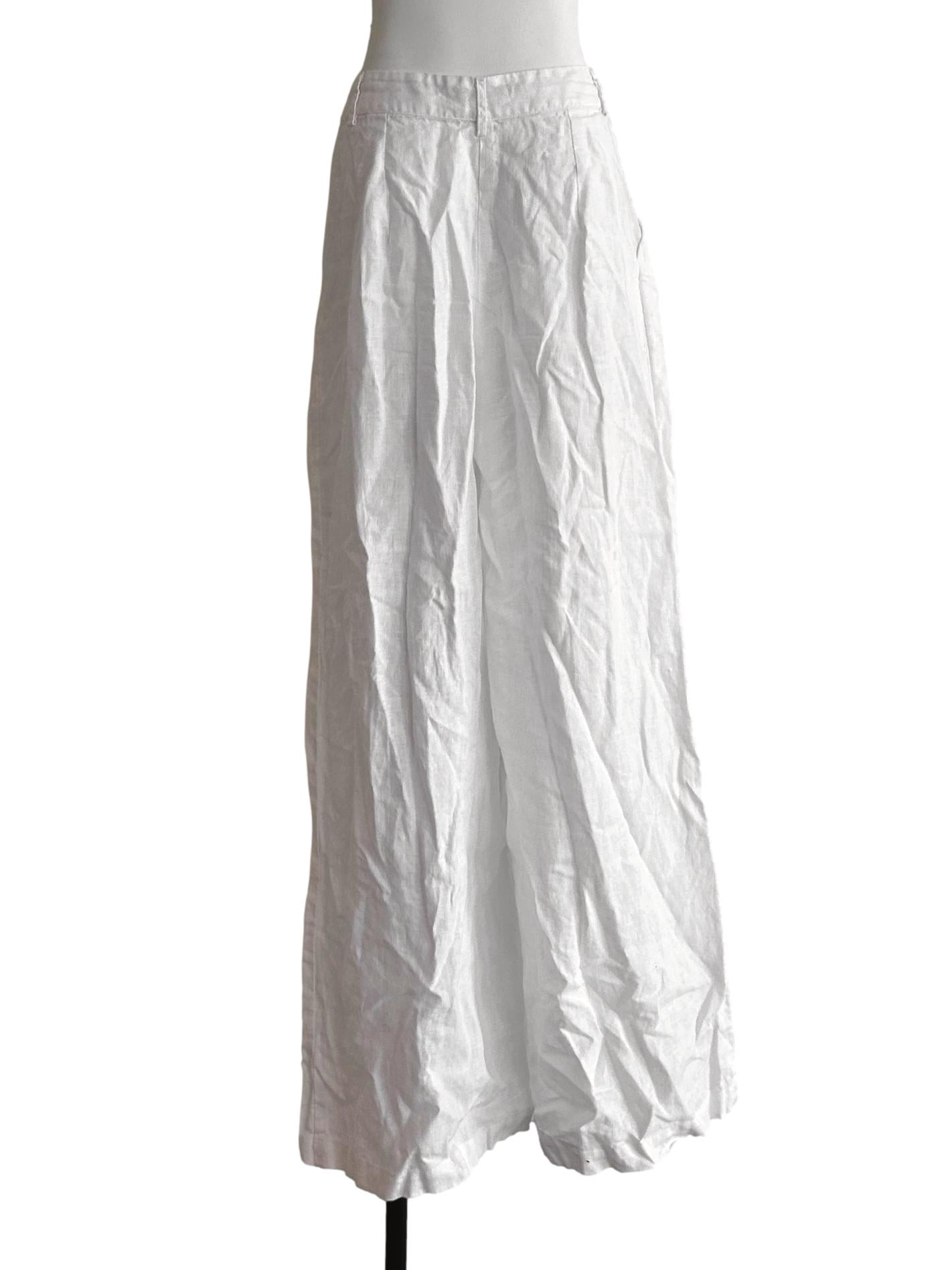 Snow White Wide Leg Pants