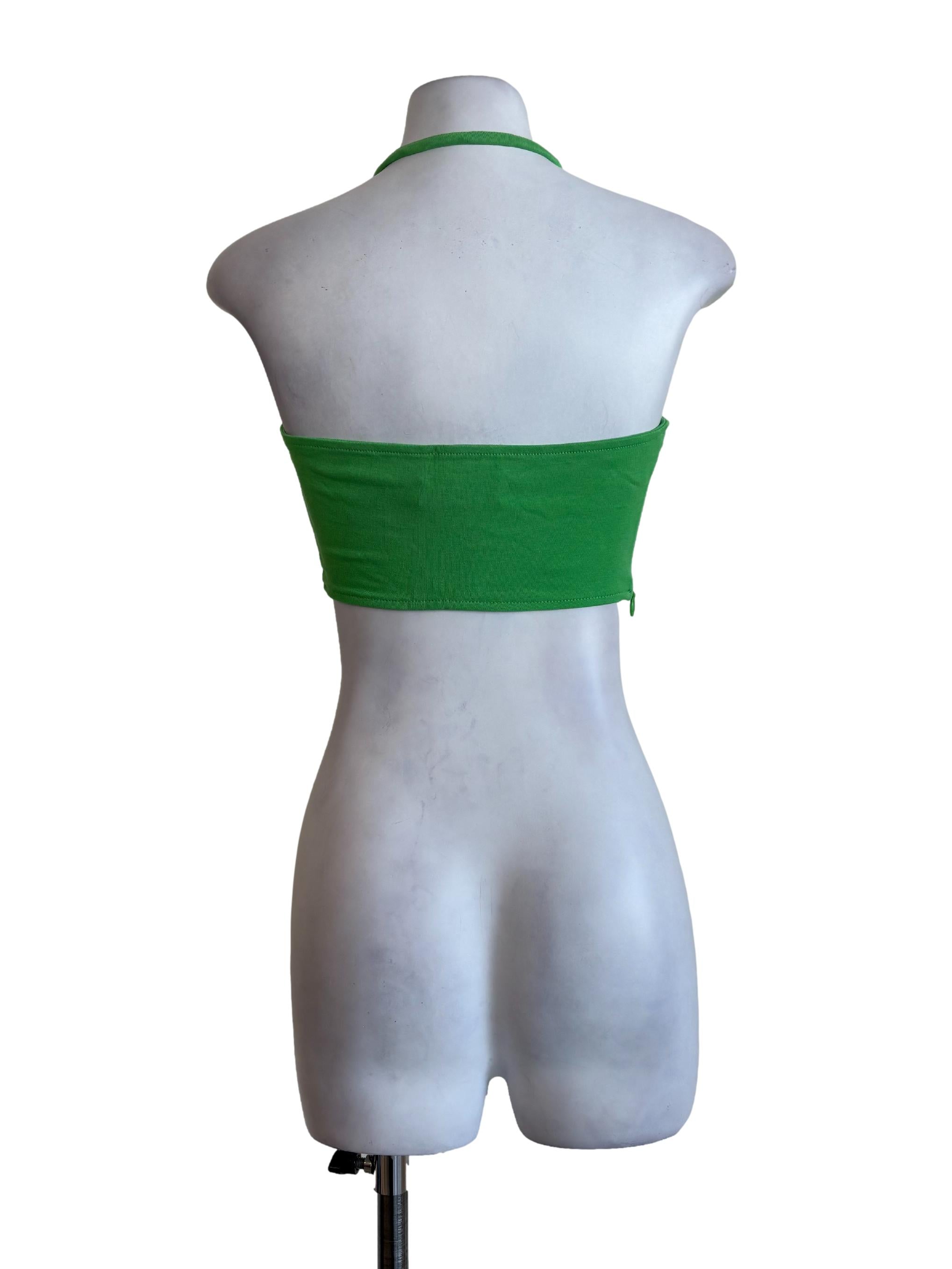 Lime Green Halter Bralette YHF