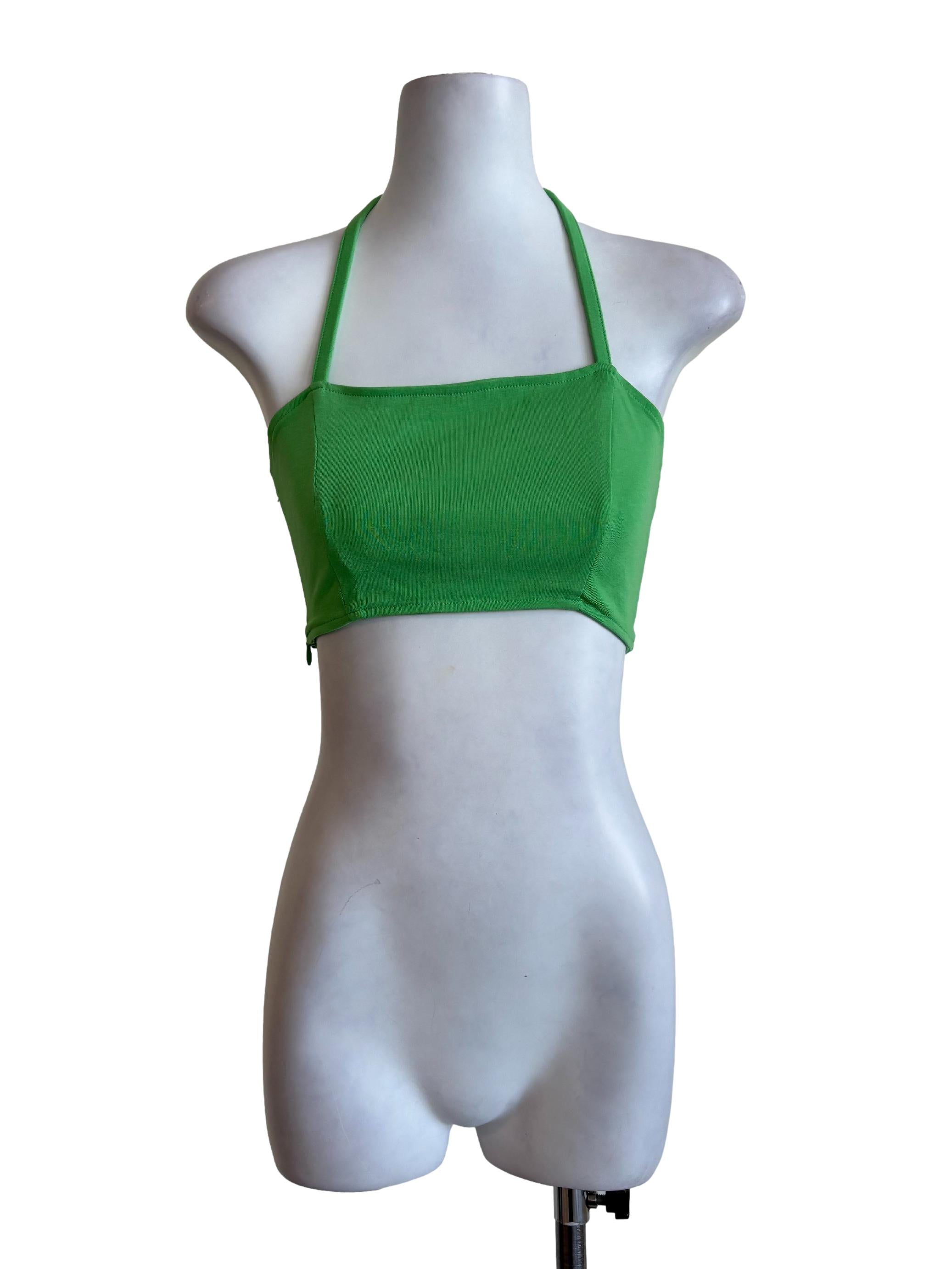 Lime Green Halter Bralette YHF