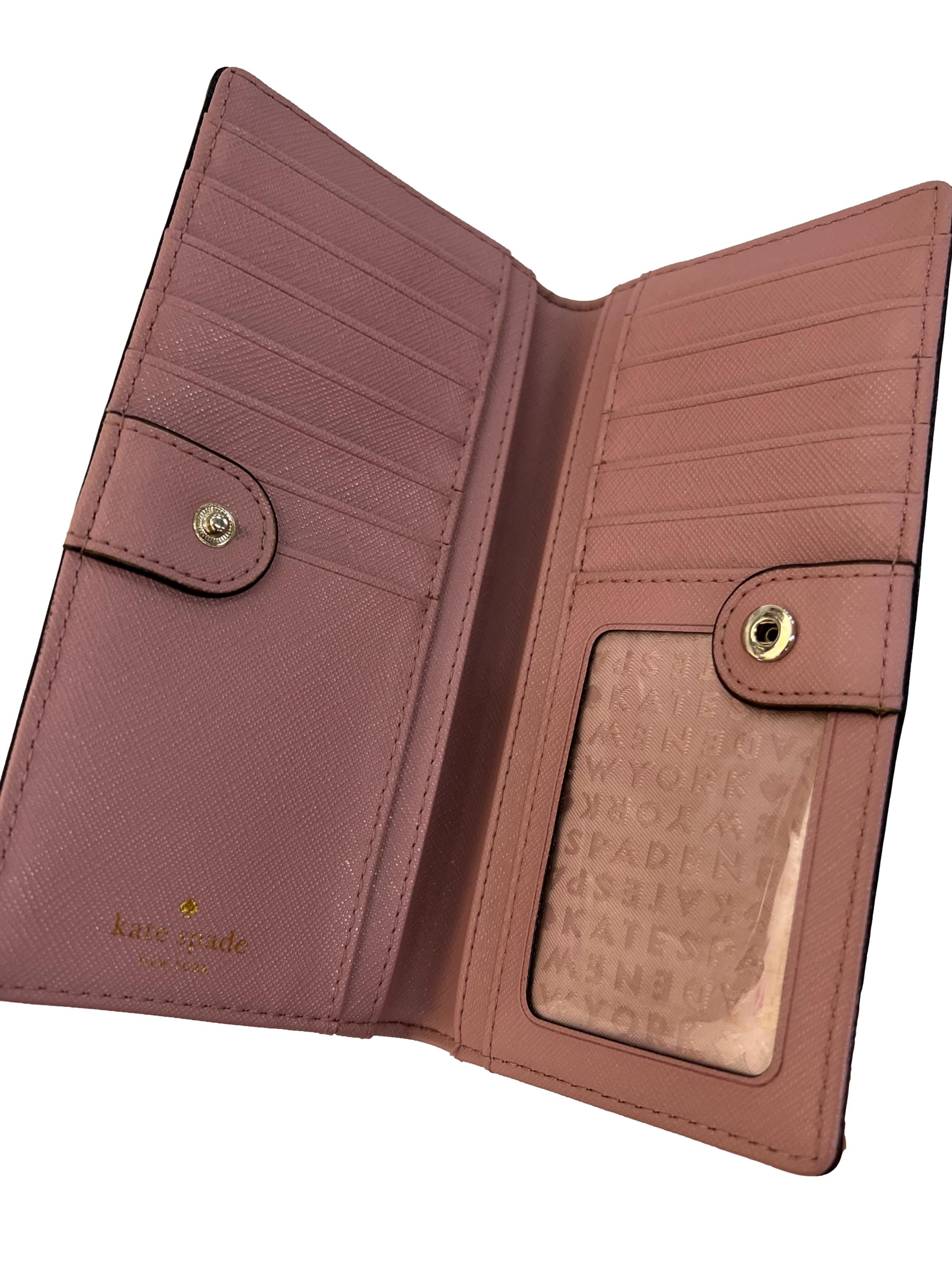 Pink Kate Spade Laurel Way Stacy Wallet