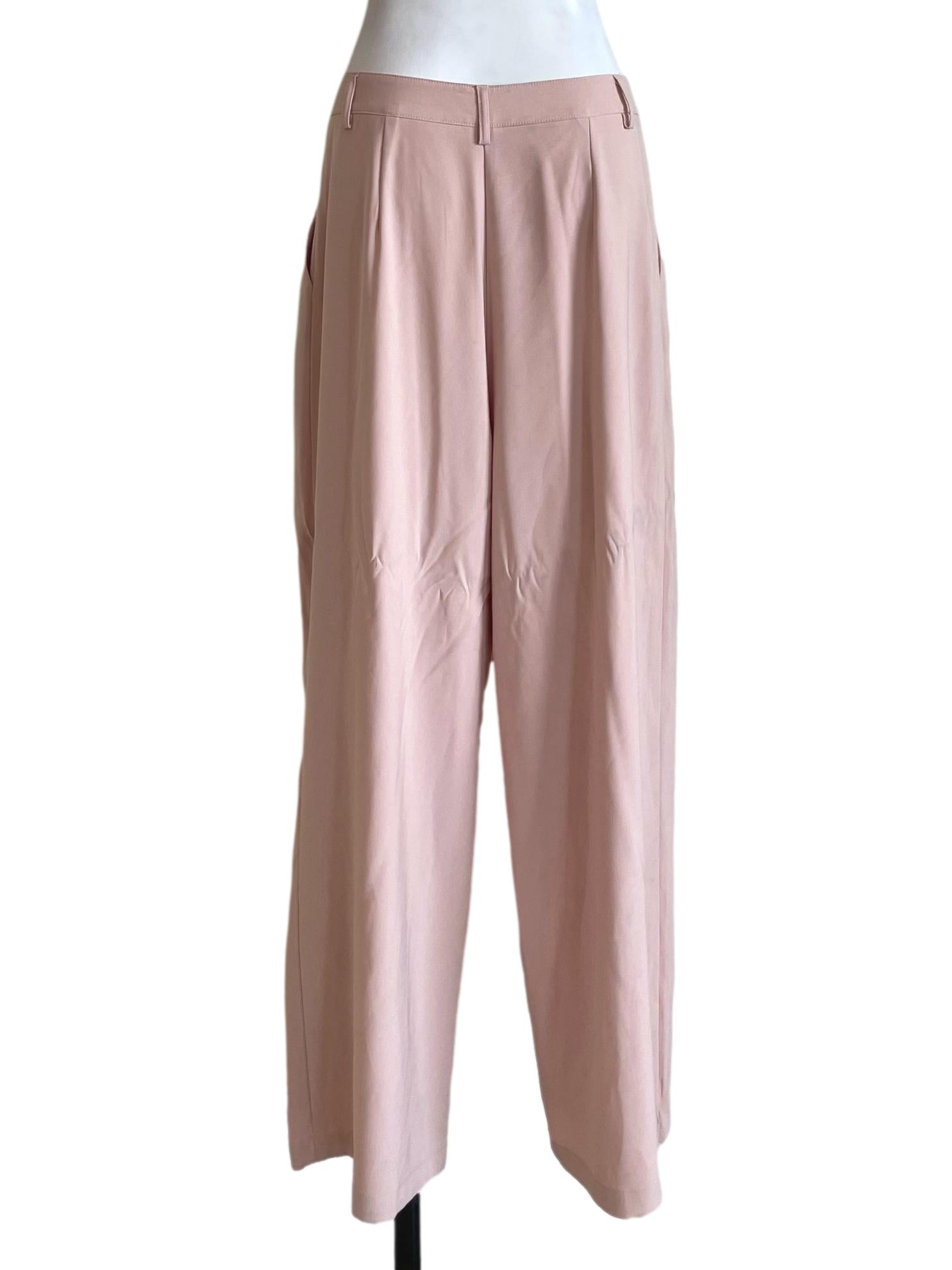 Peach Wide Leg Pants