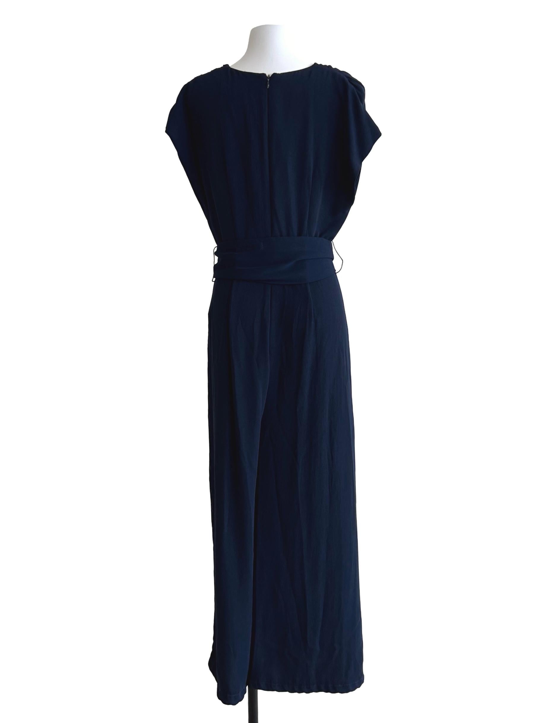 Indigo Blue Empire Jumpsuit