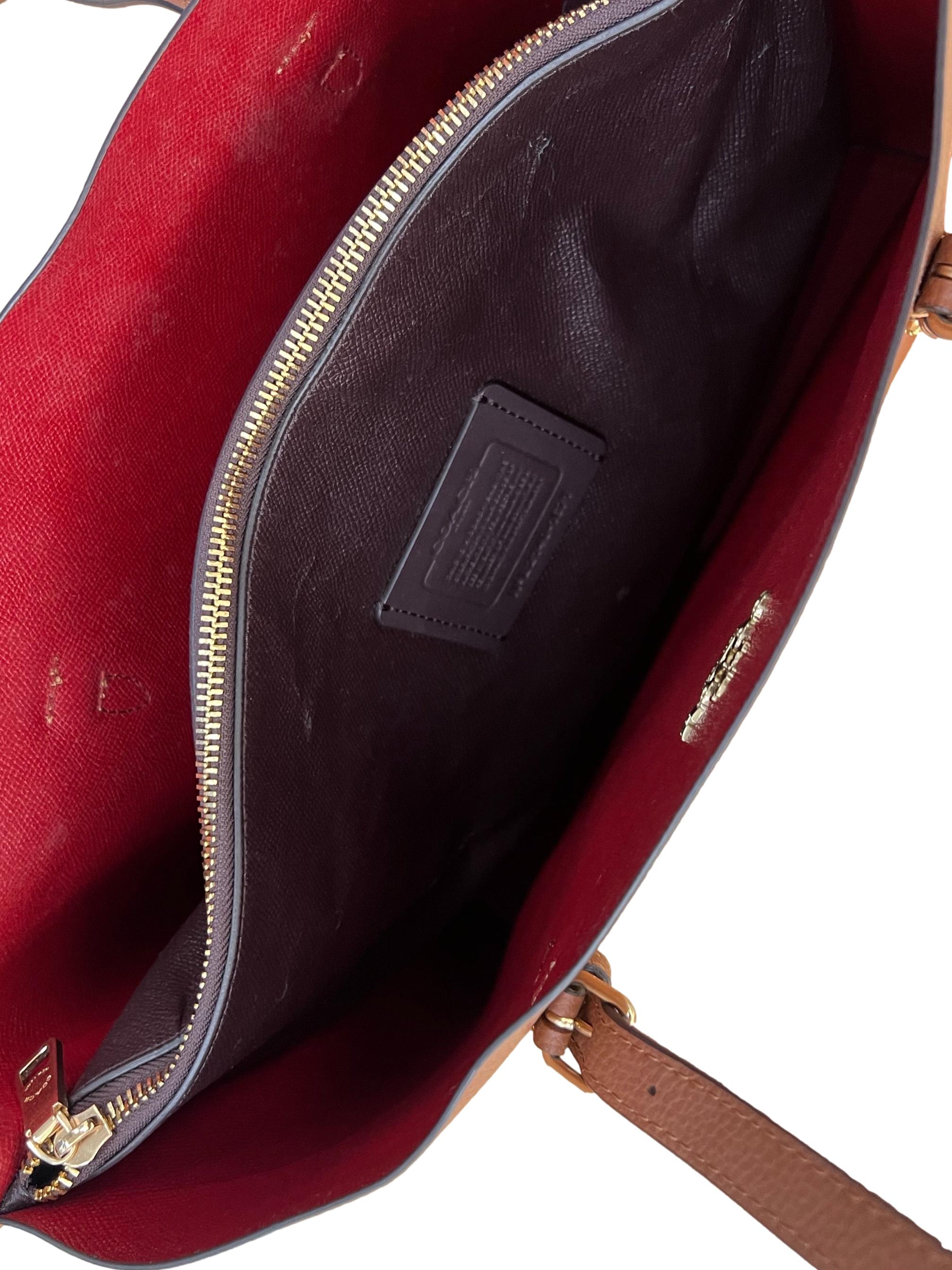 Coach Mollie Tote Redwood 1941 Red