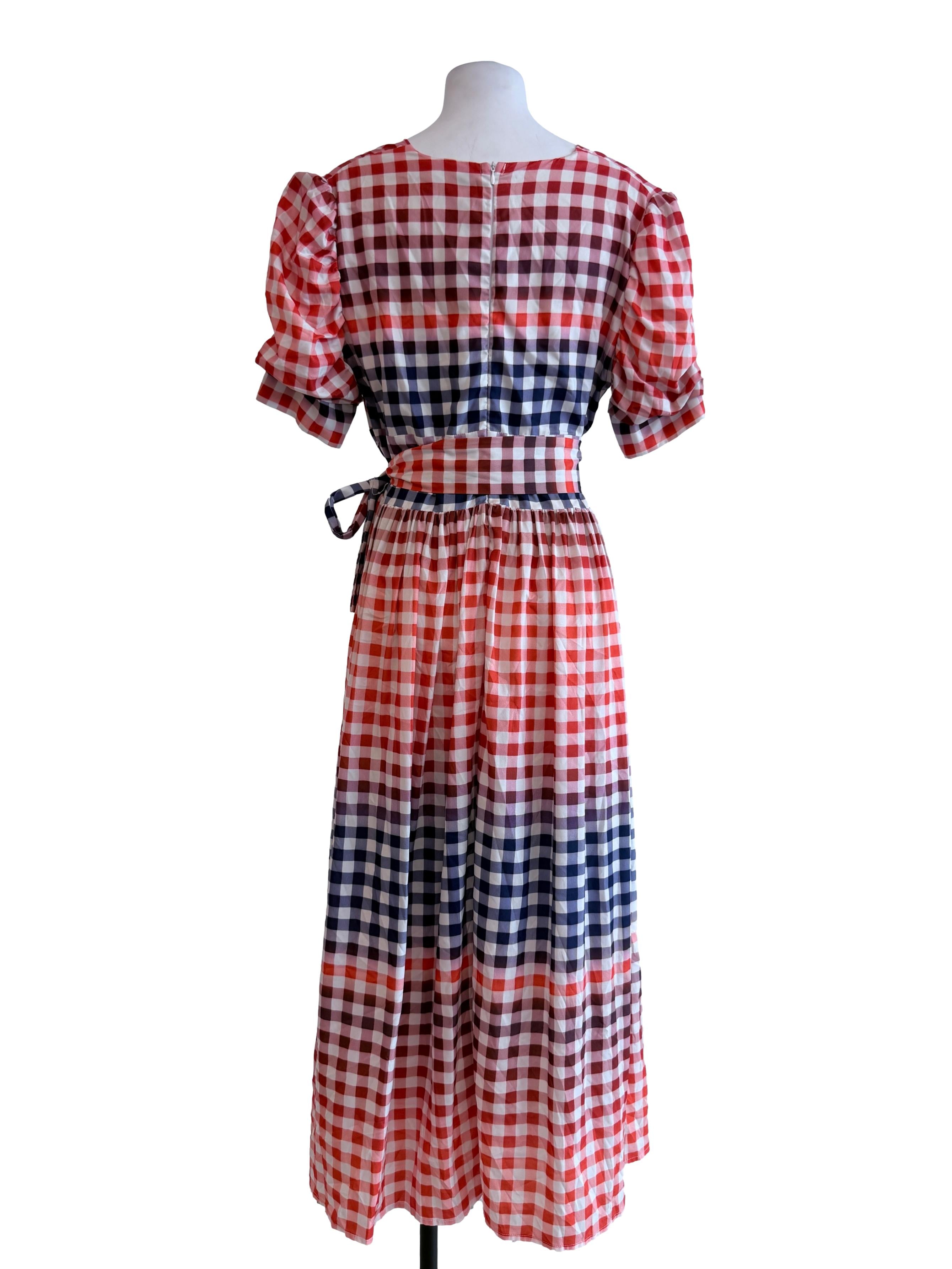 Oranges V-Neck Sundress