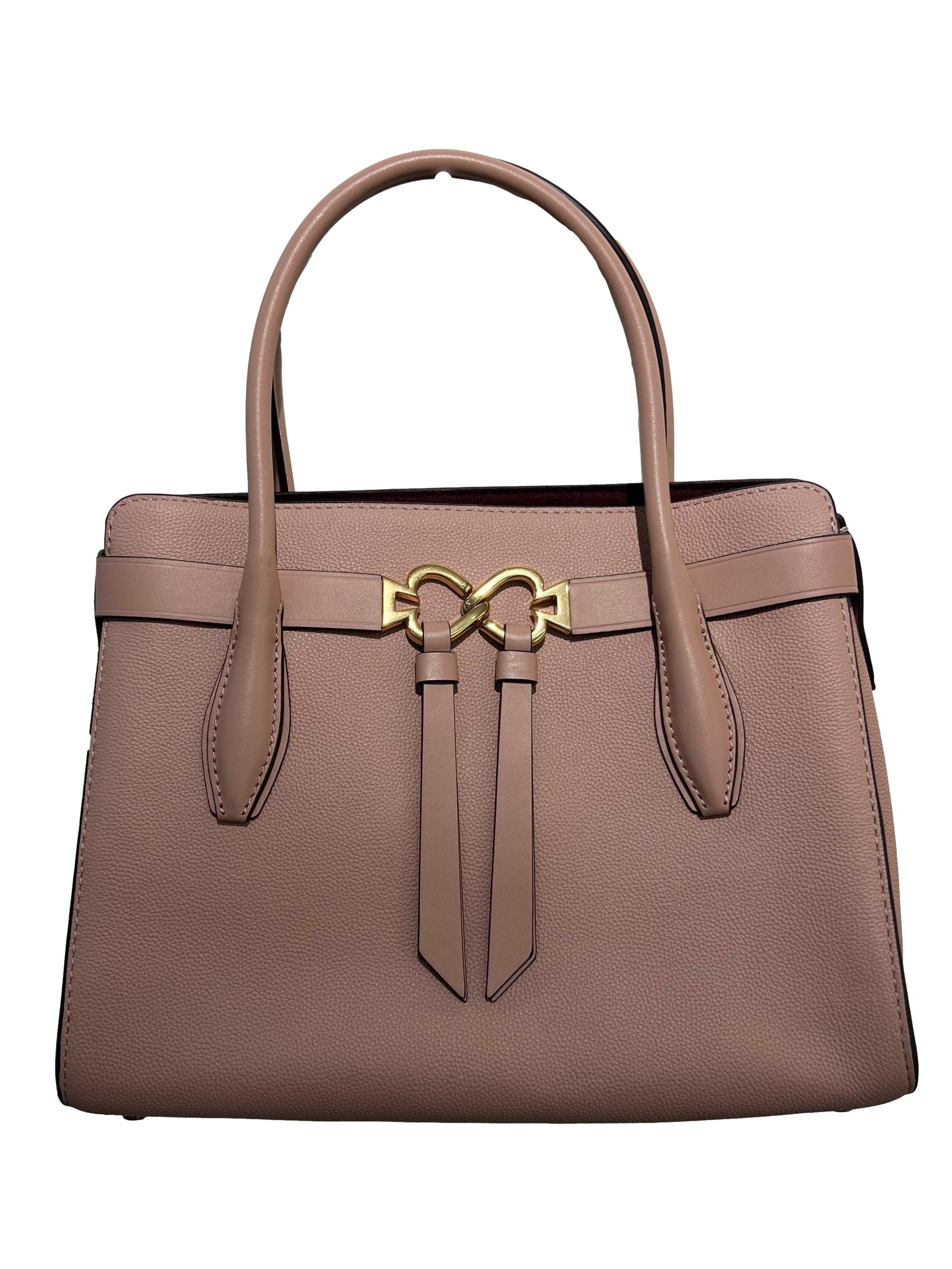 Kate Spade  Toujours Medium Leather Satchel In Flapper Pink