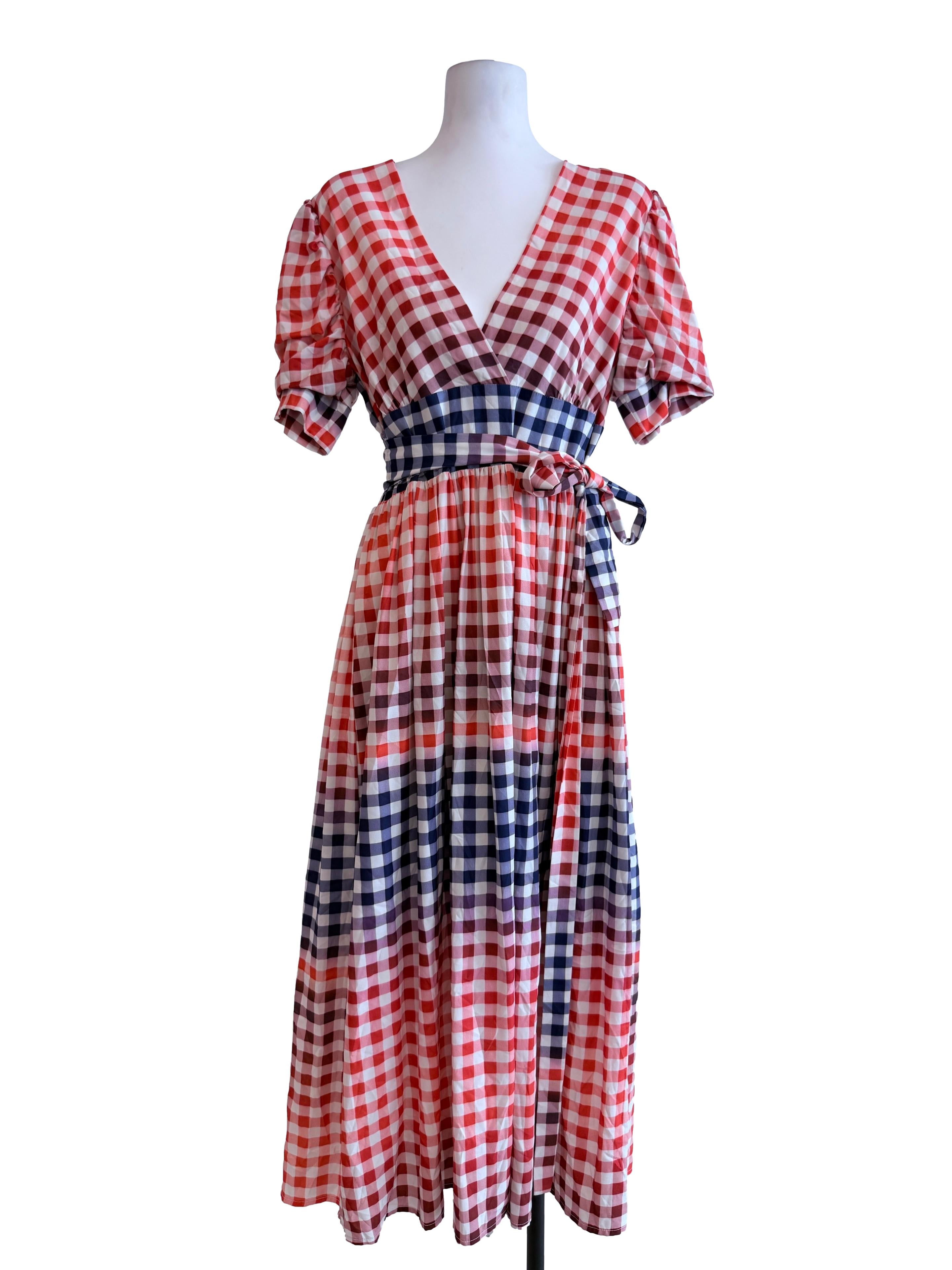 Oranges V-Neck Sundress