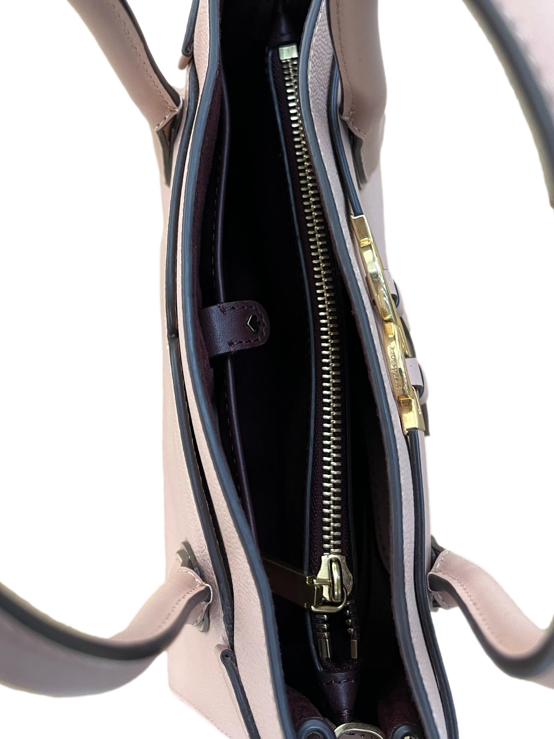 Kate Spade  Toujours Medium Leather Satchel In Flapper Pink