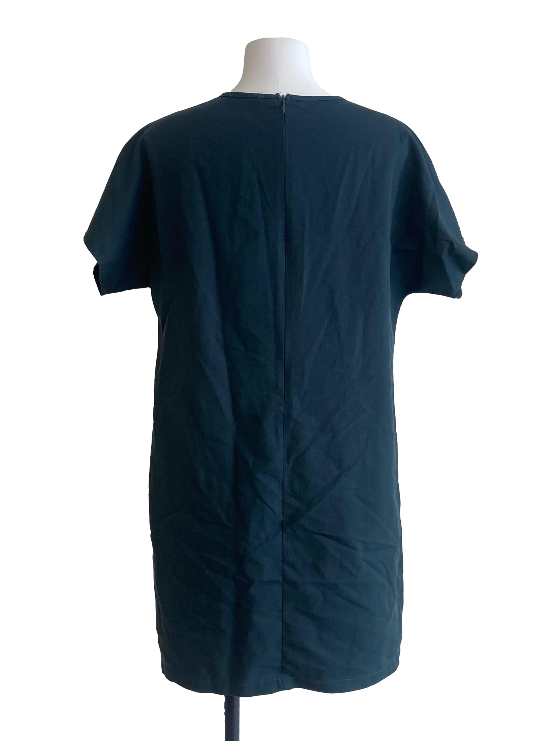 Emerald Green Batwing Sleeve Dress