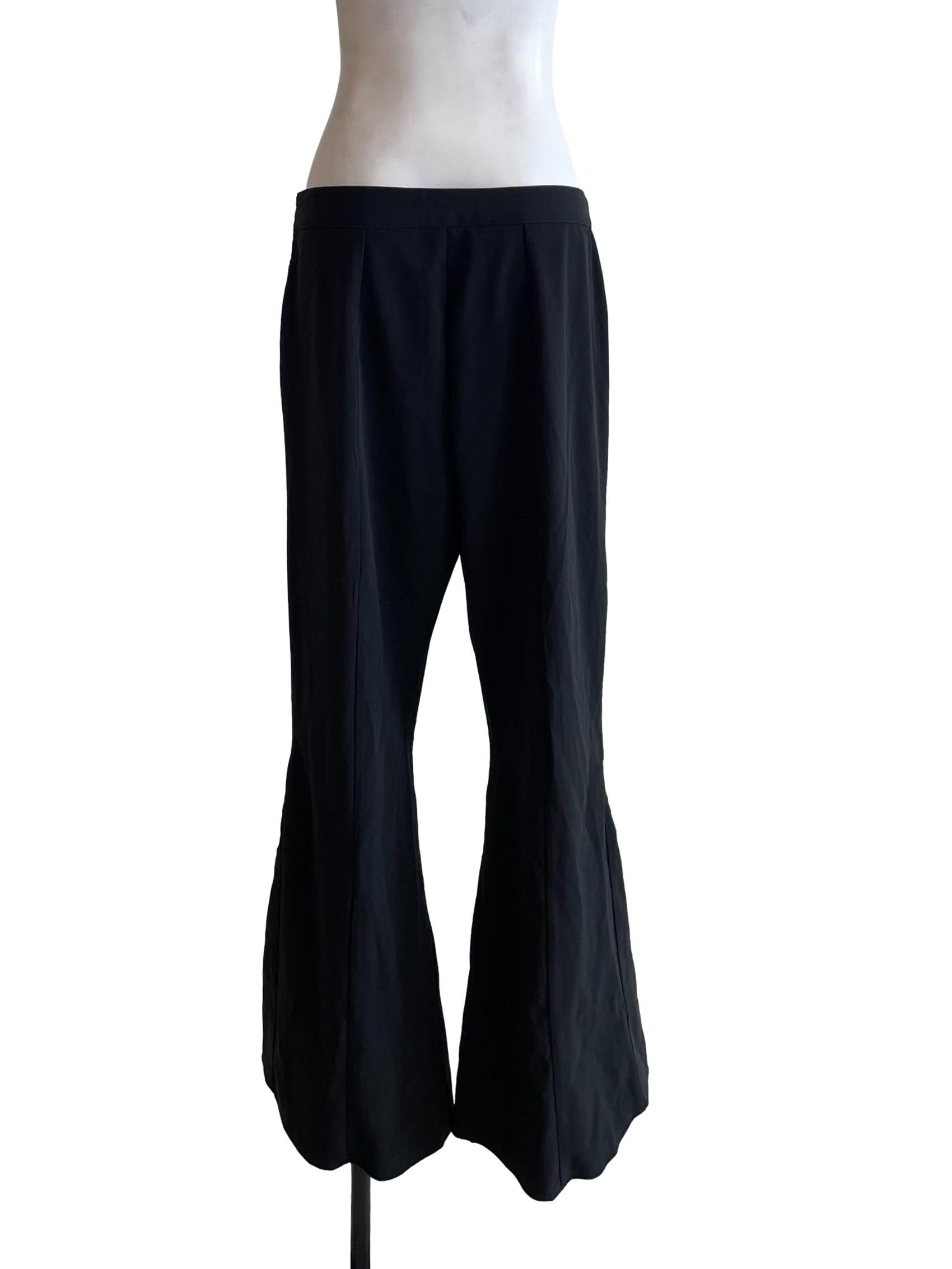 Charcoal Godet Pants