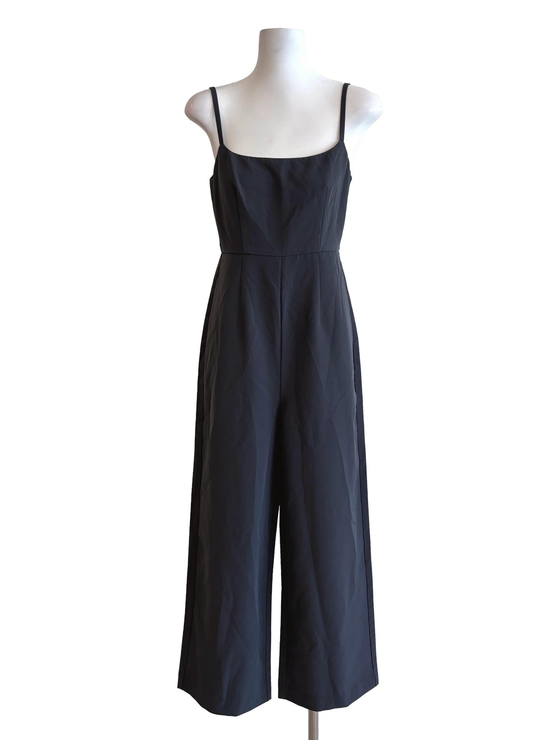 Charcoal Grey Sleeveless Jumpsuit LB