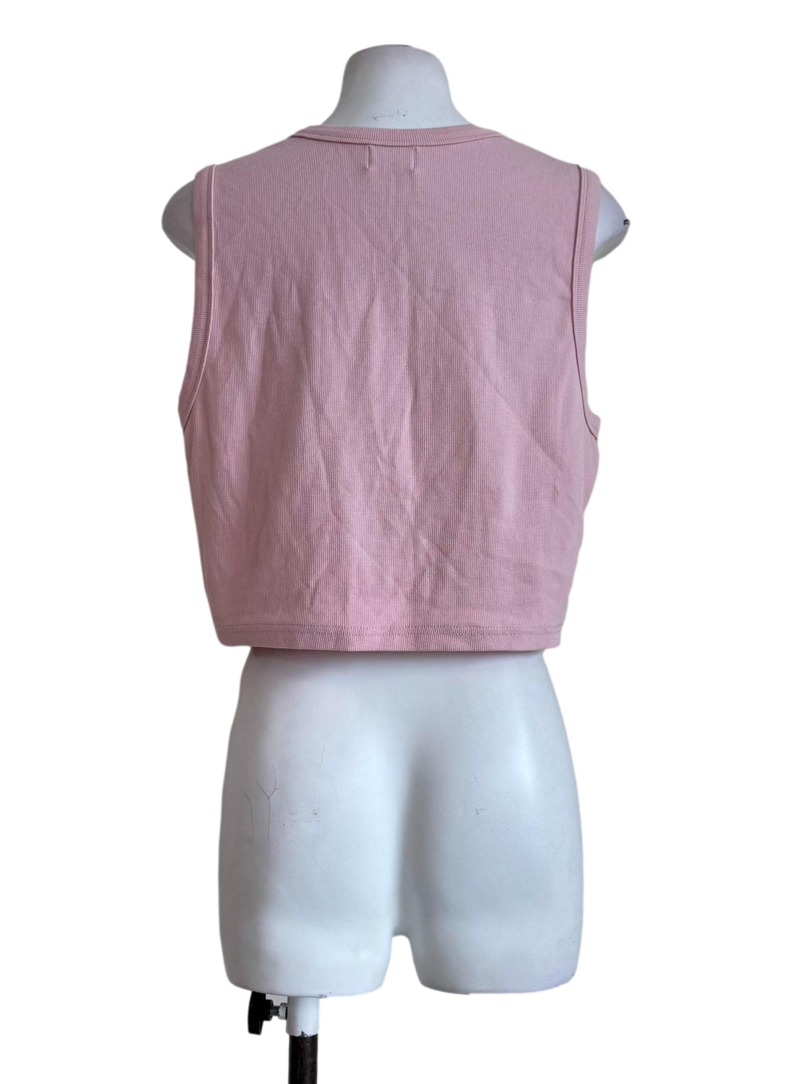 Pale Bubblegum Sleeveless Top