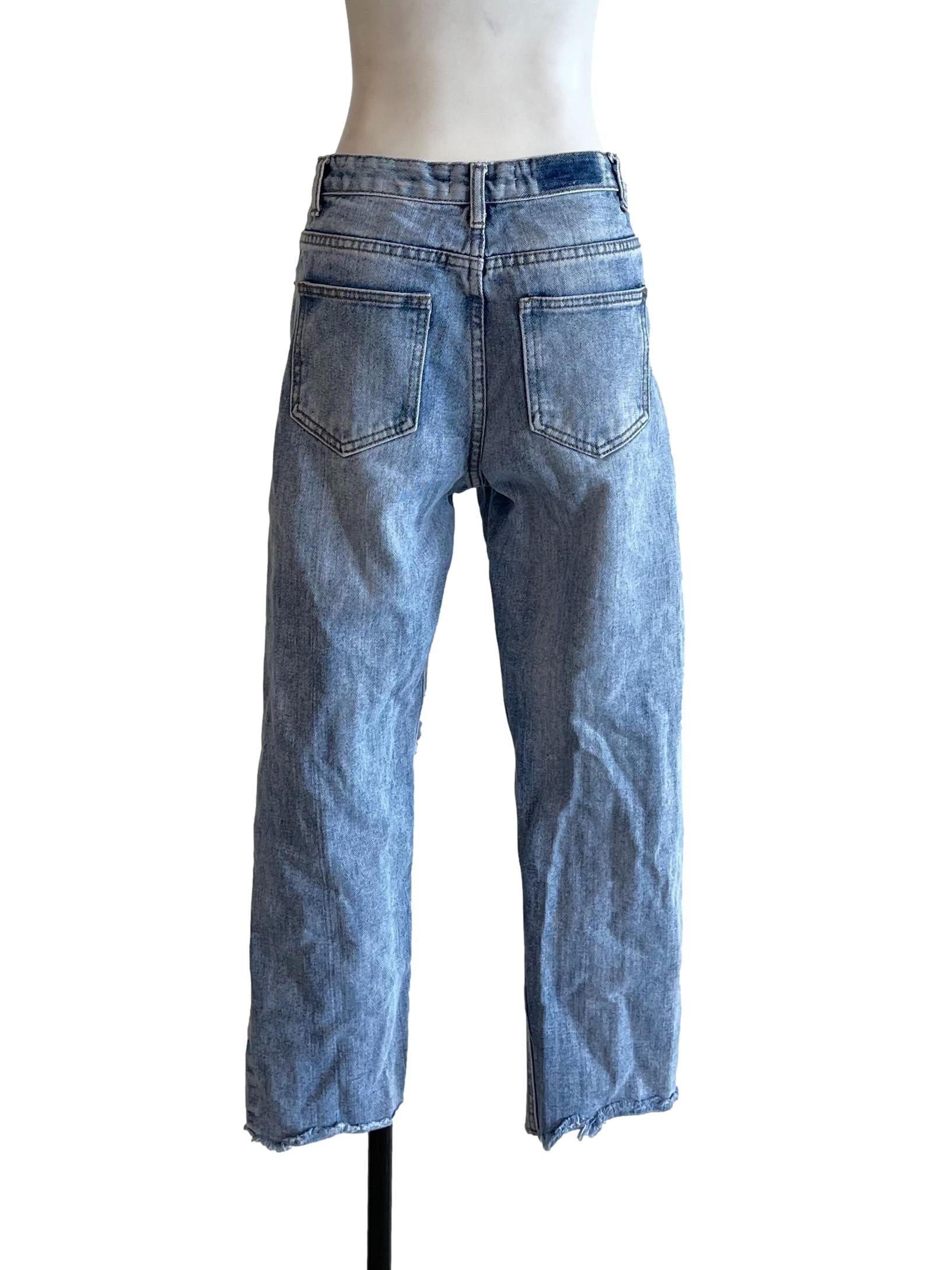 Light Blue Ripped Jeans