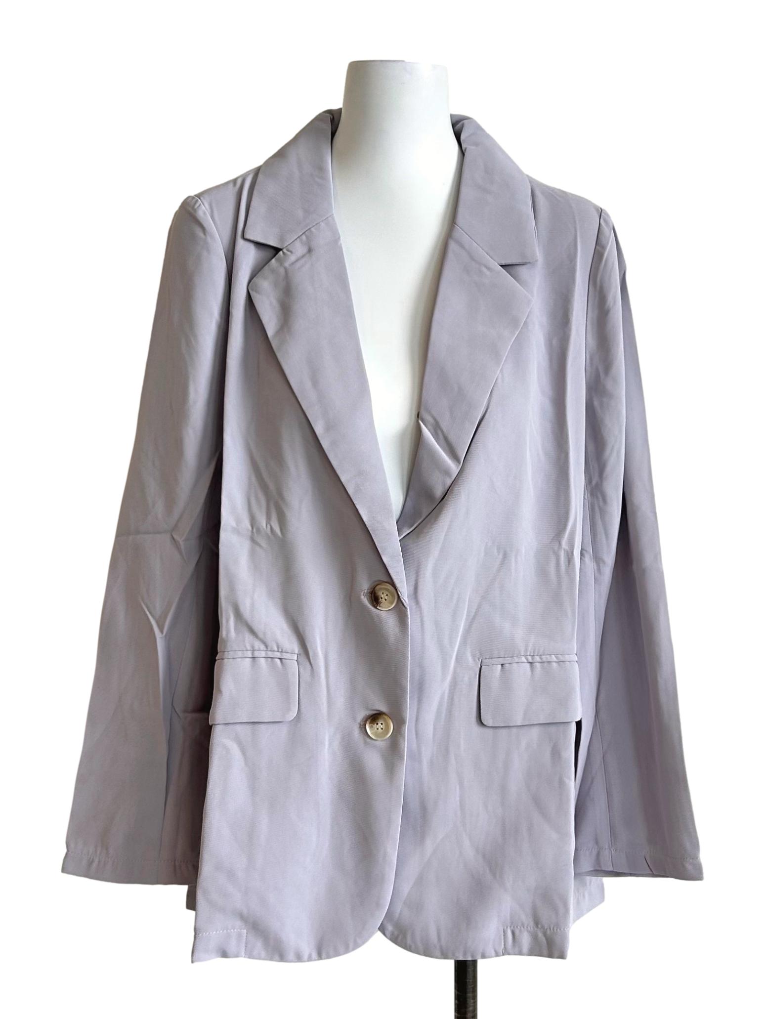 Lavender Oversized Blazer Jacket