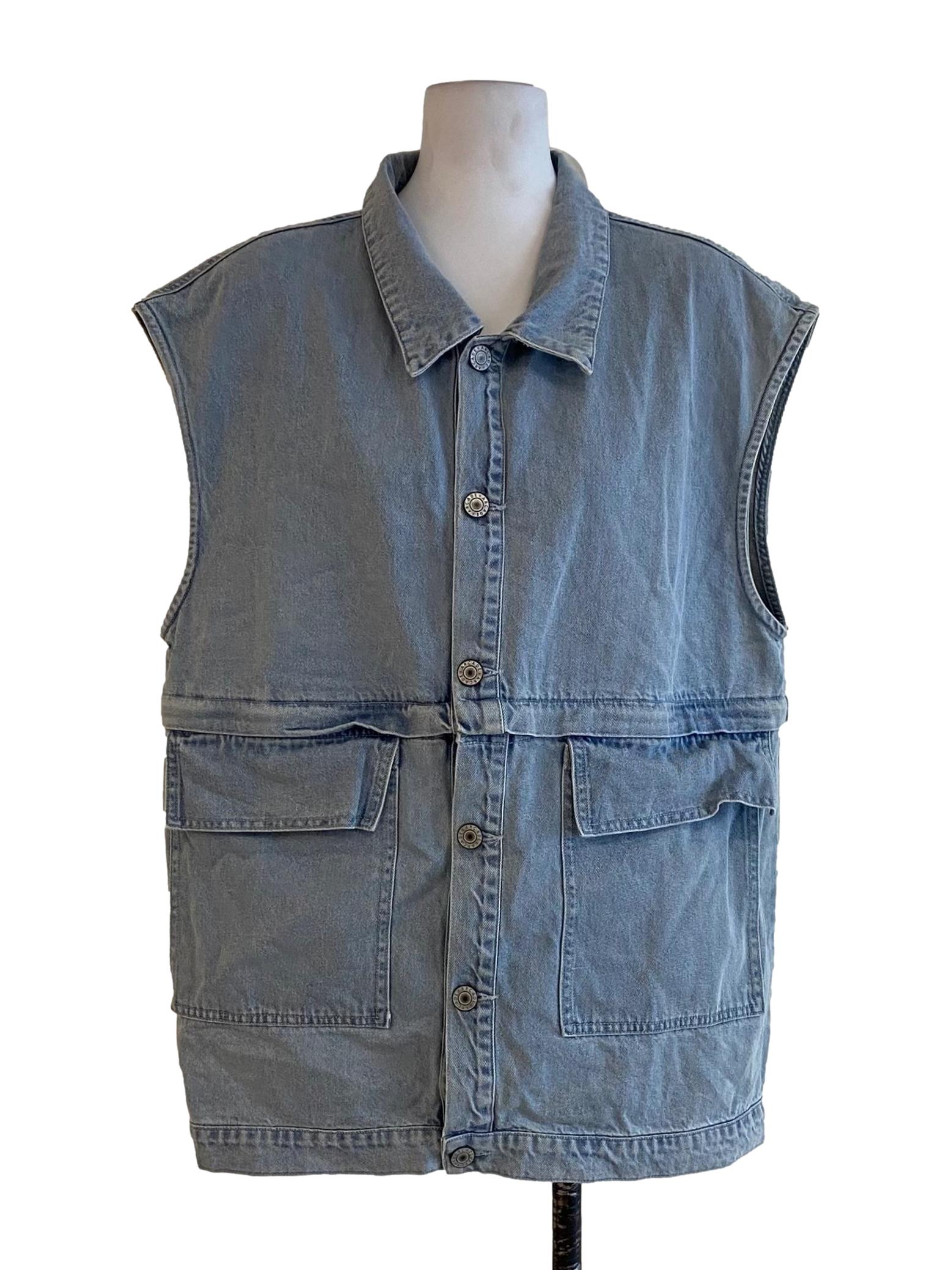Upward Denim Blue Button Down Dress