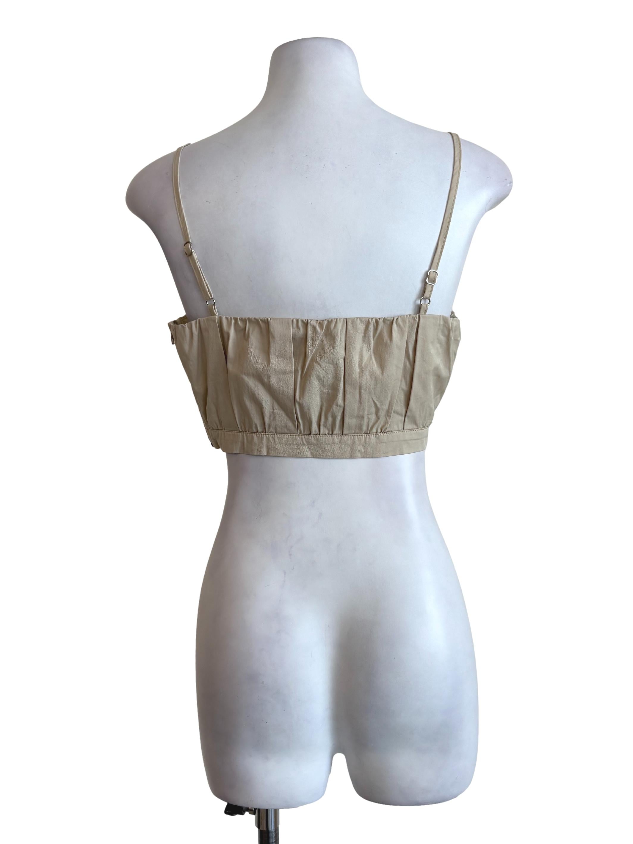 Beige Padded Bralette